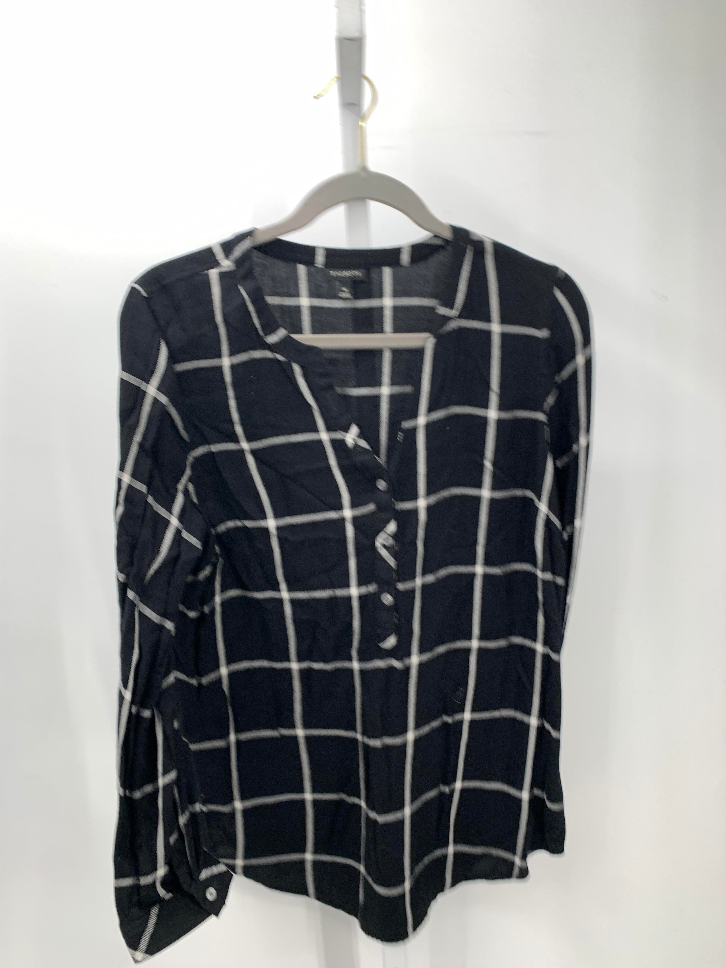 Talbots Size Medium Misses Long Sleeve Shirt