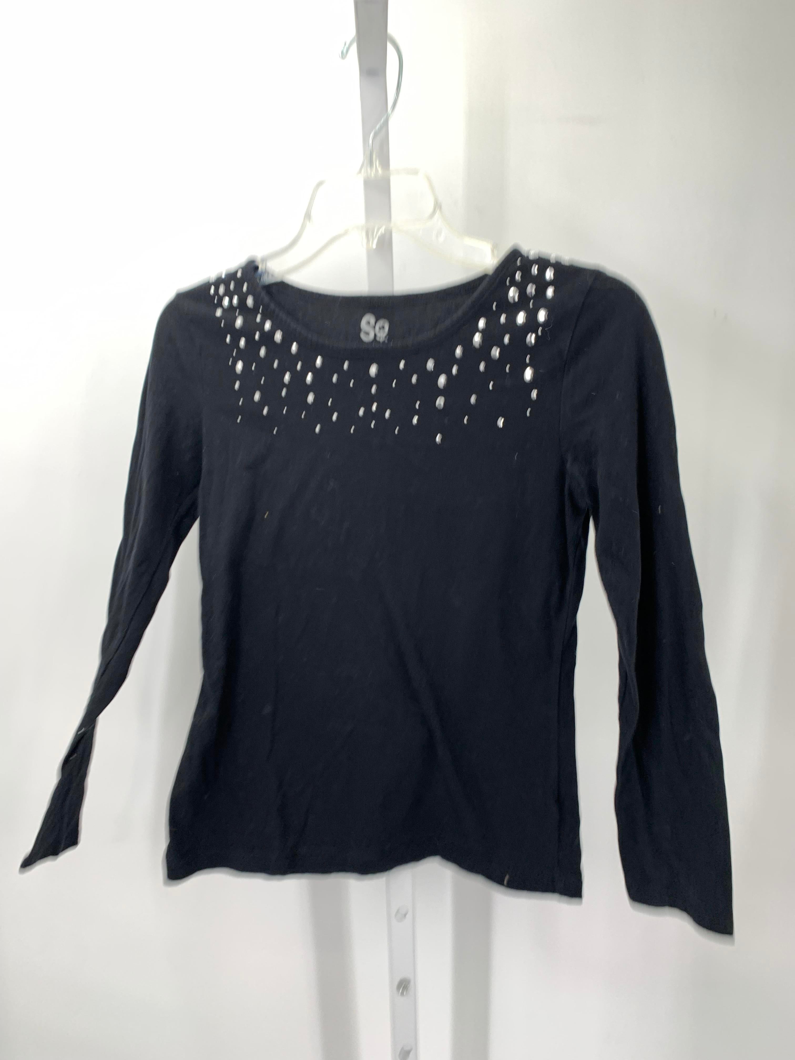 SO Size 14 Girls Long Sleeve Shirt