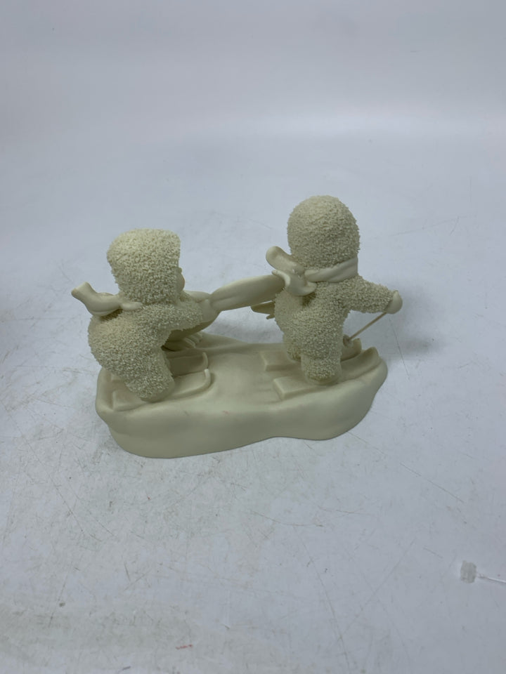 2 SNOWBABIES SKIING CONGRATULATIONS SNOWBABIES.