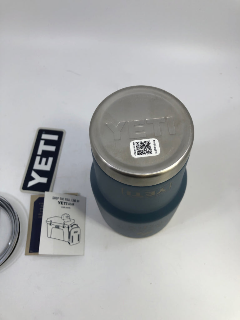 BLUE CUSTOM LOGO "ASAP" YETI TUMBLER.