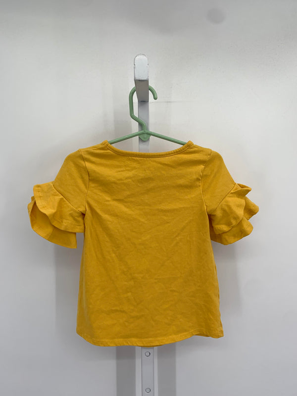 Isaac Mizrahi Size 4 Girls Short Sleeve Shirt