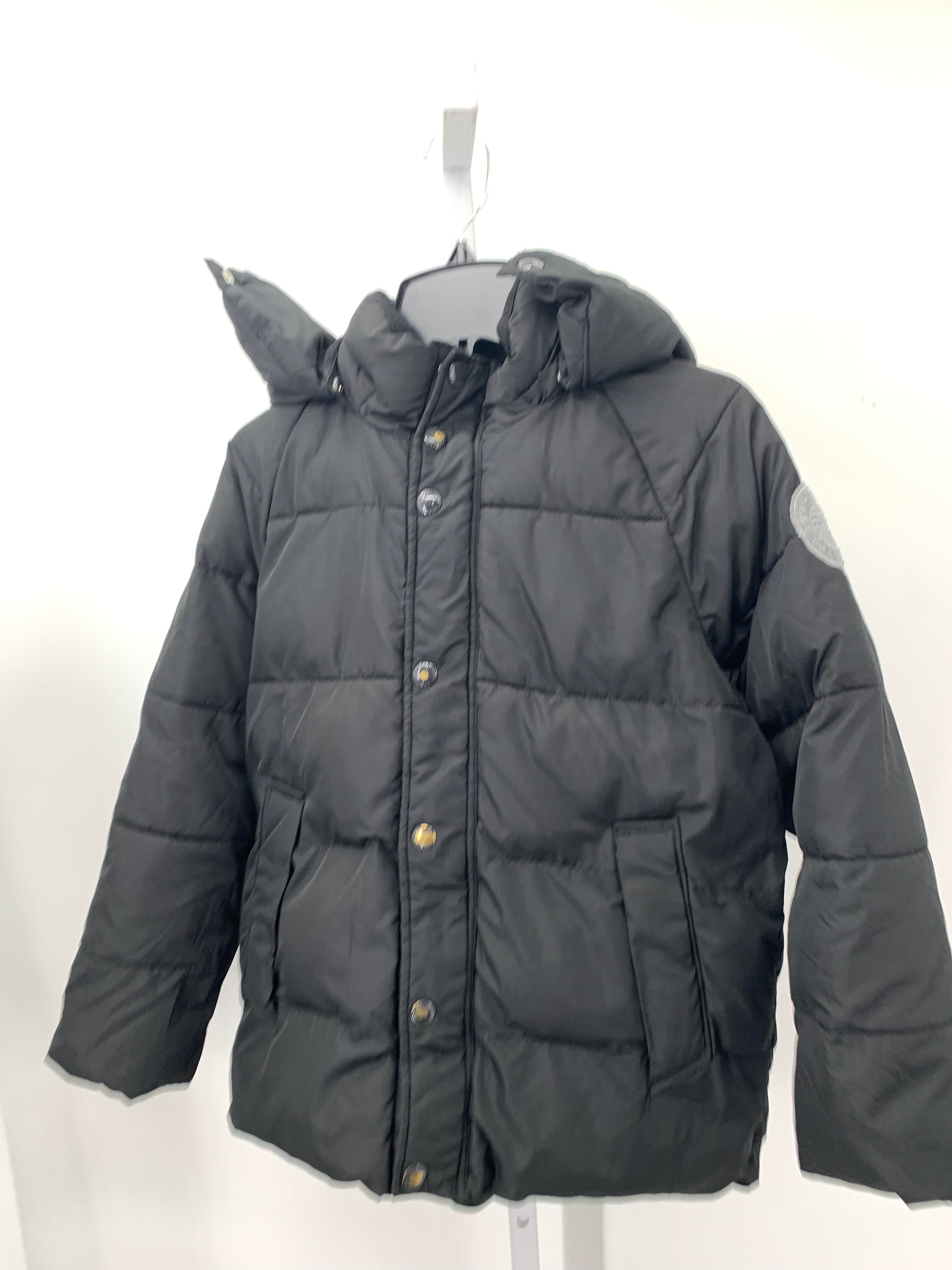 HOODED ZIP UP PUFF JACKET.