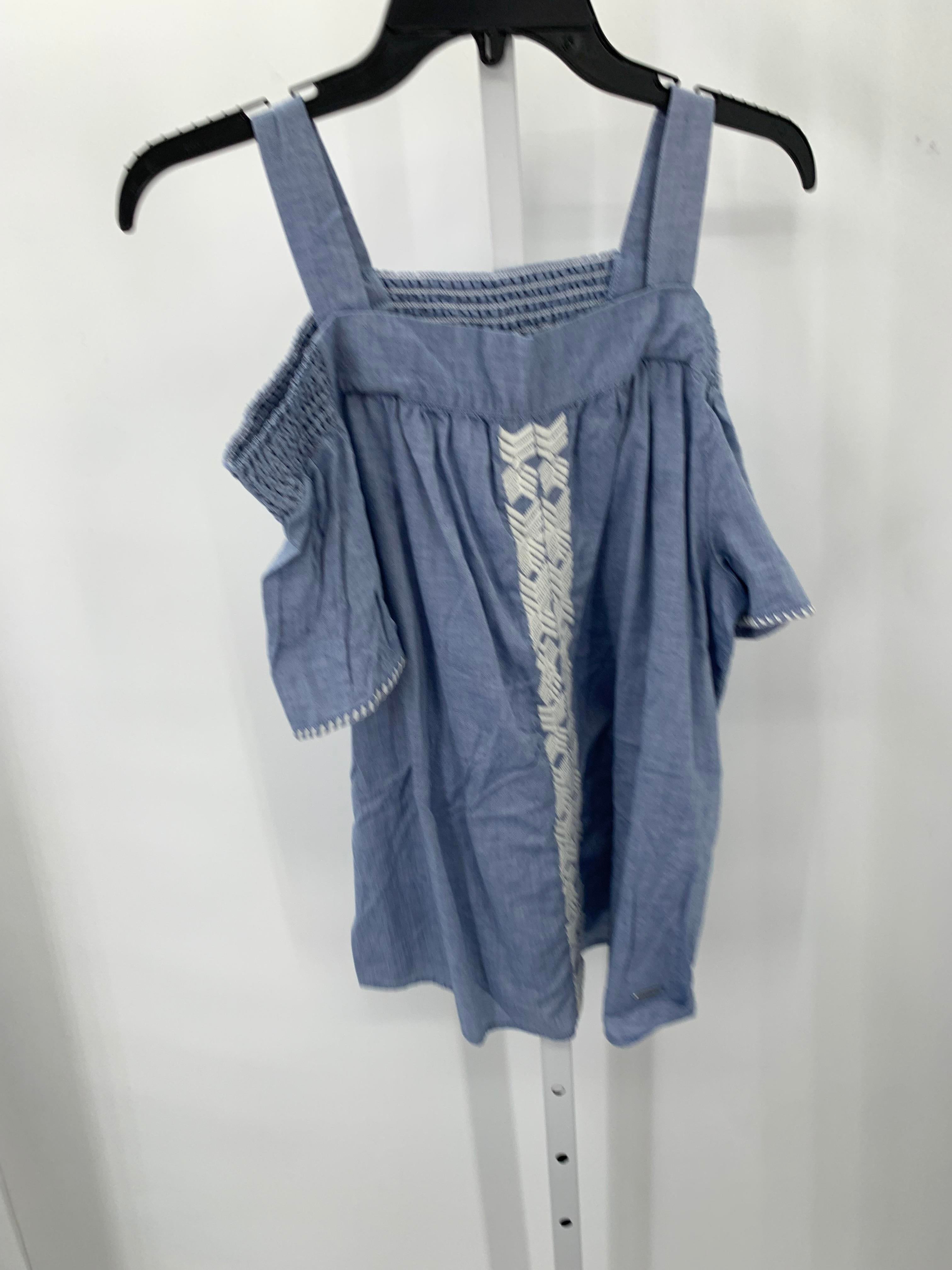 Nautica Size Large Misses Short Sleeve Shirt