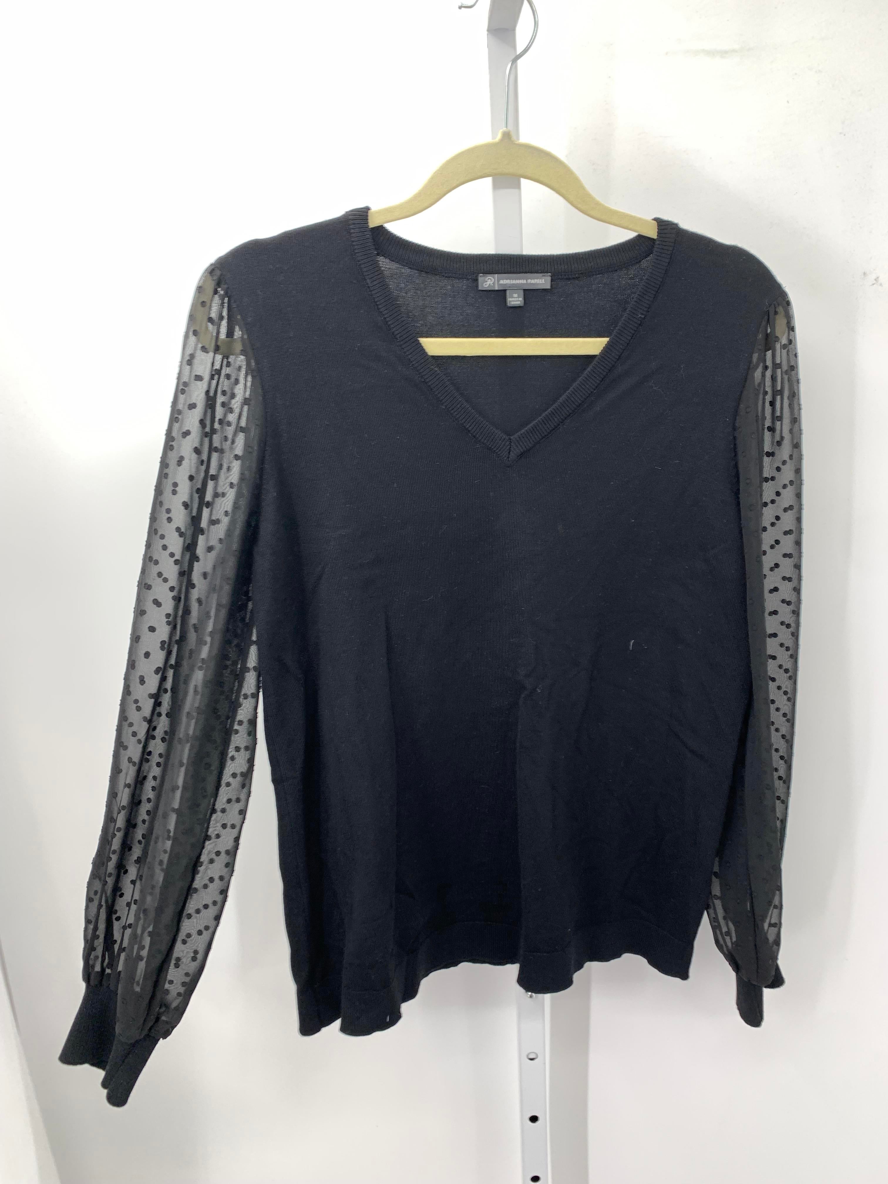 Adrianna Papell Size Medium Misses Long Slv Sweater