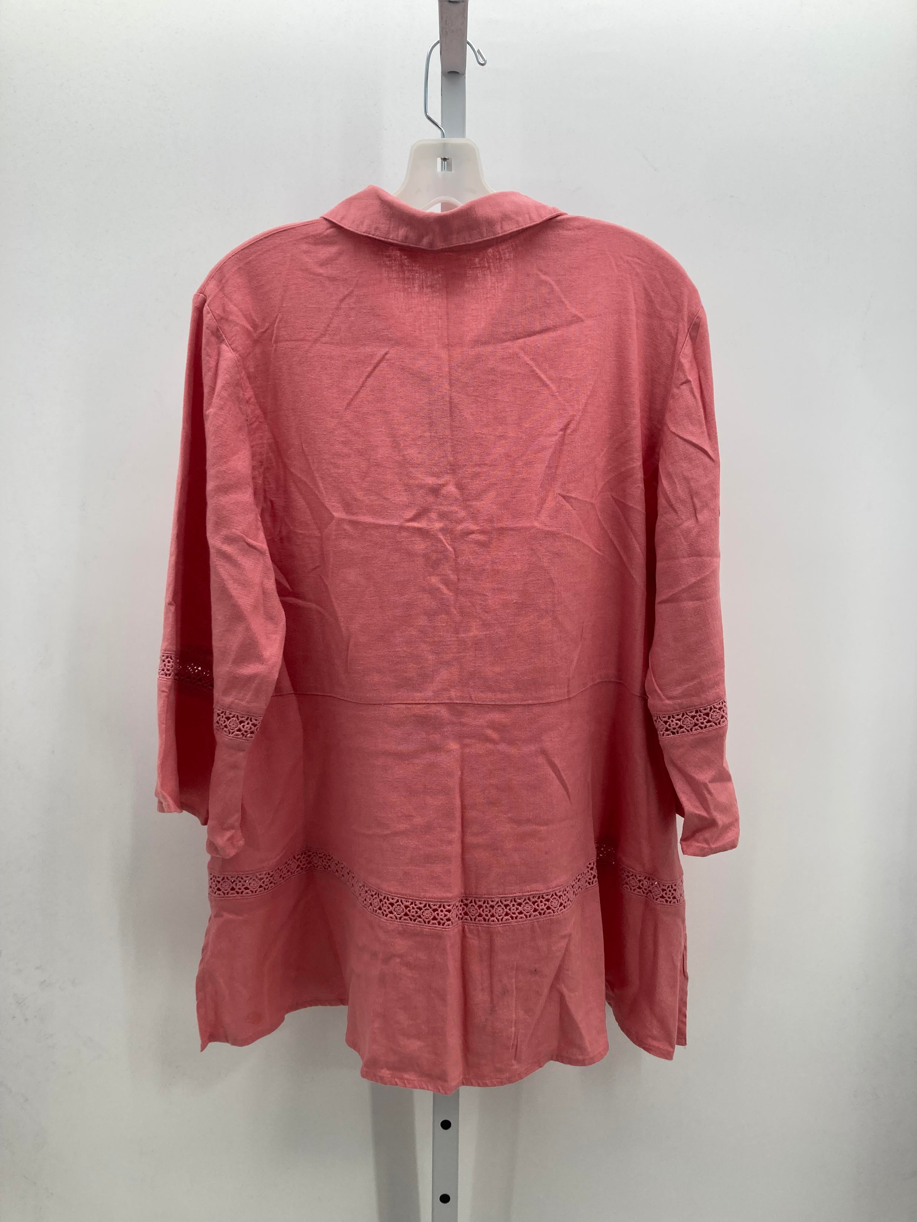 Isaac Mizrahi Size Medium Misses Long Sleeve Shirt