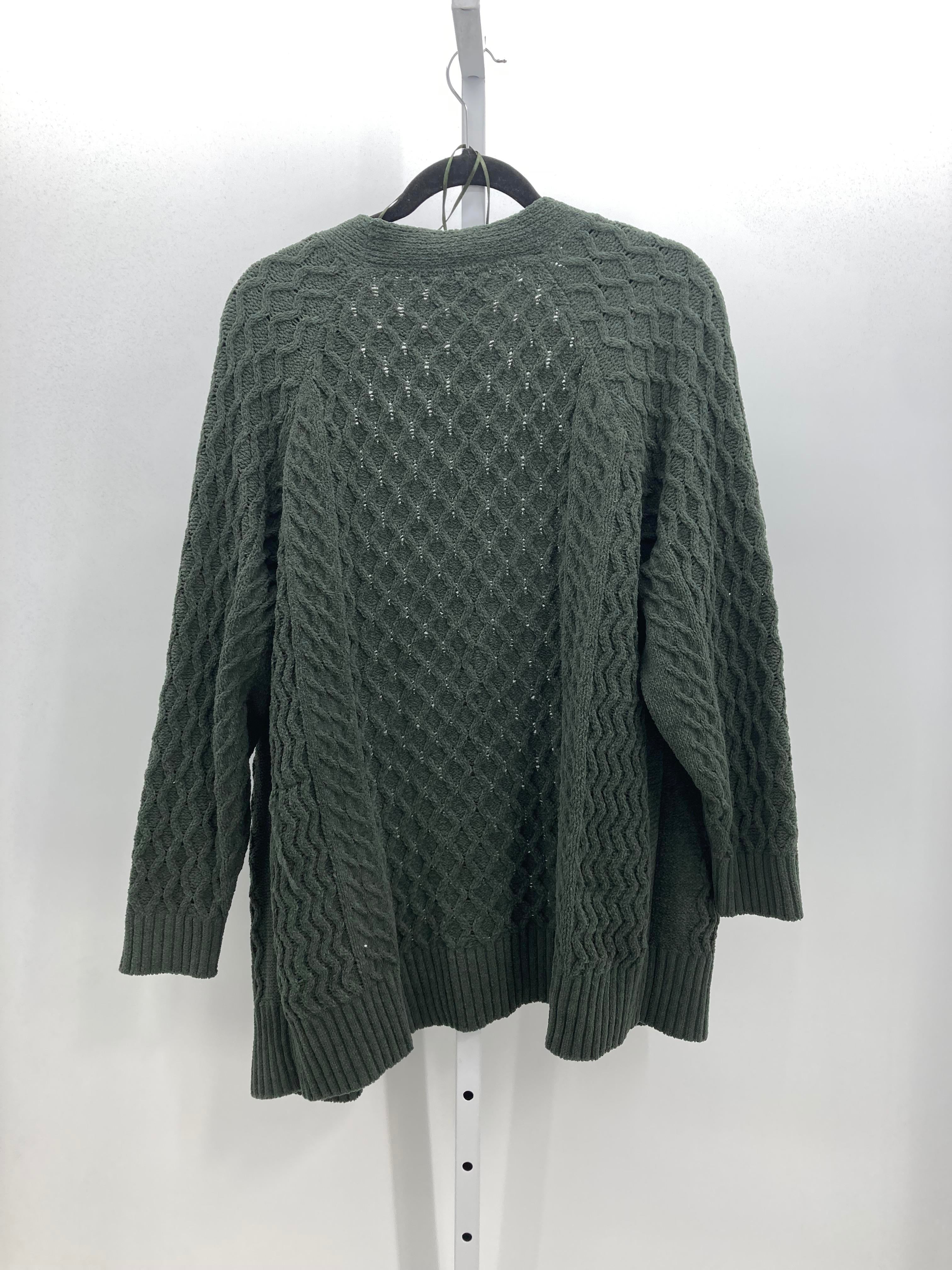 Terra & Sky Size 0X Womens Cardigan