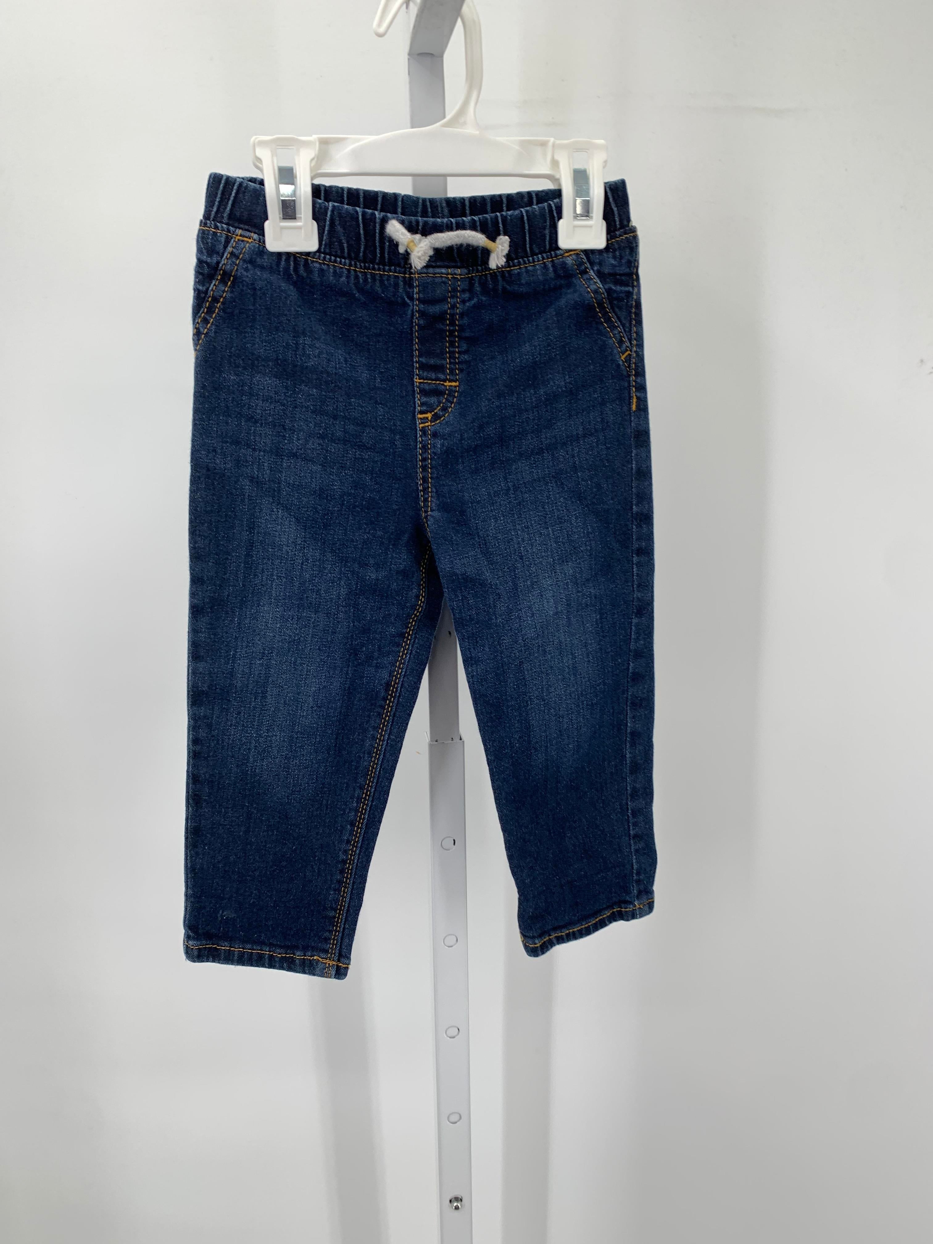 ELASTIC WAIST JEANS