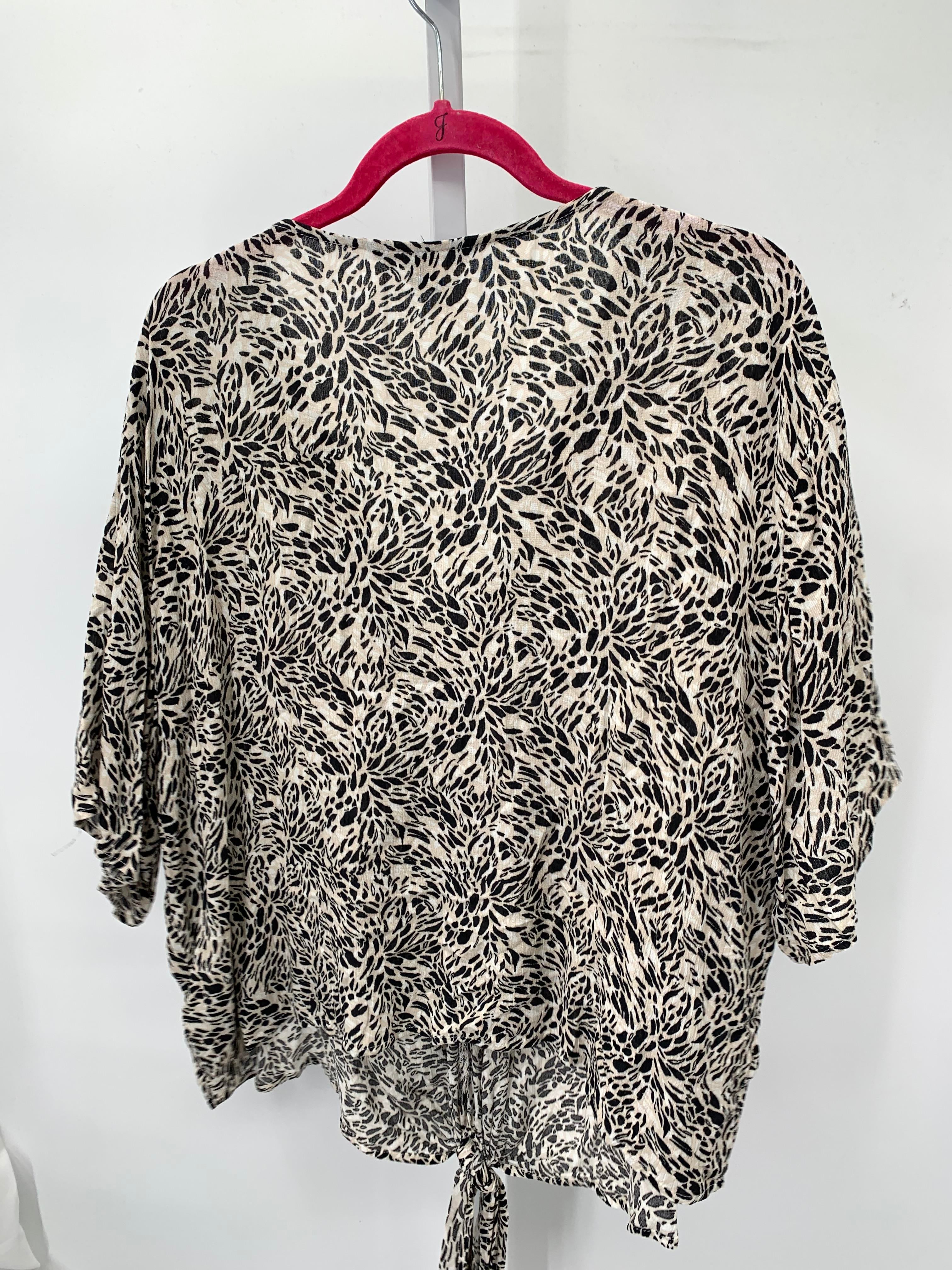 Zac & Rachel Size Large Misses Short Sleeve Shirt