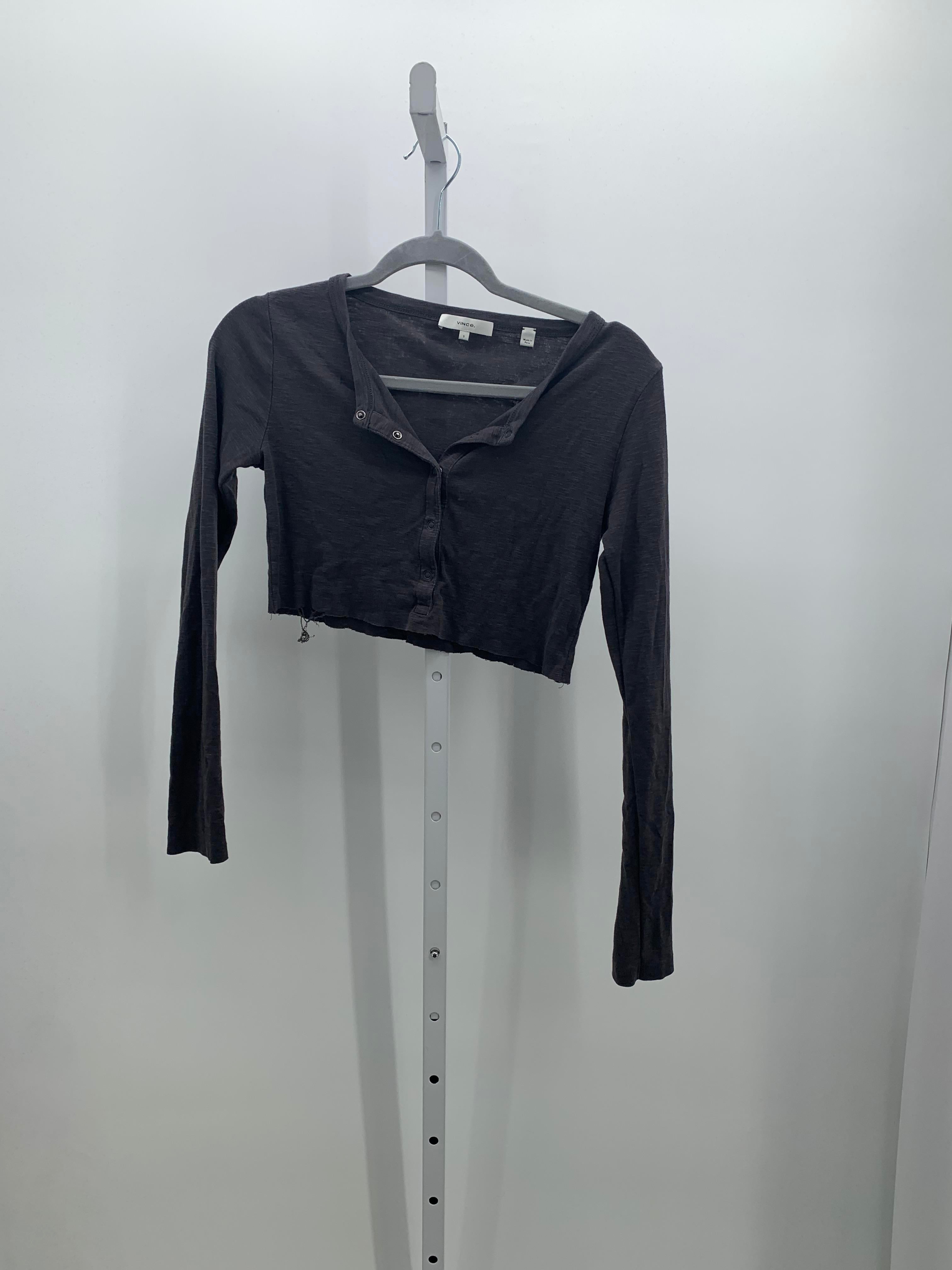 vince Size Small Misses Long Sleeve Shirt