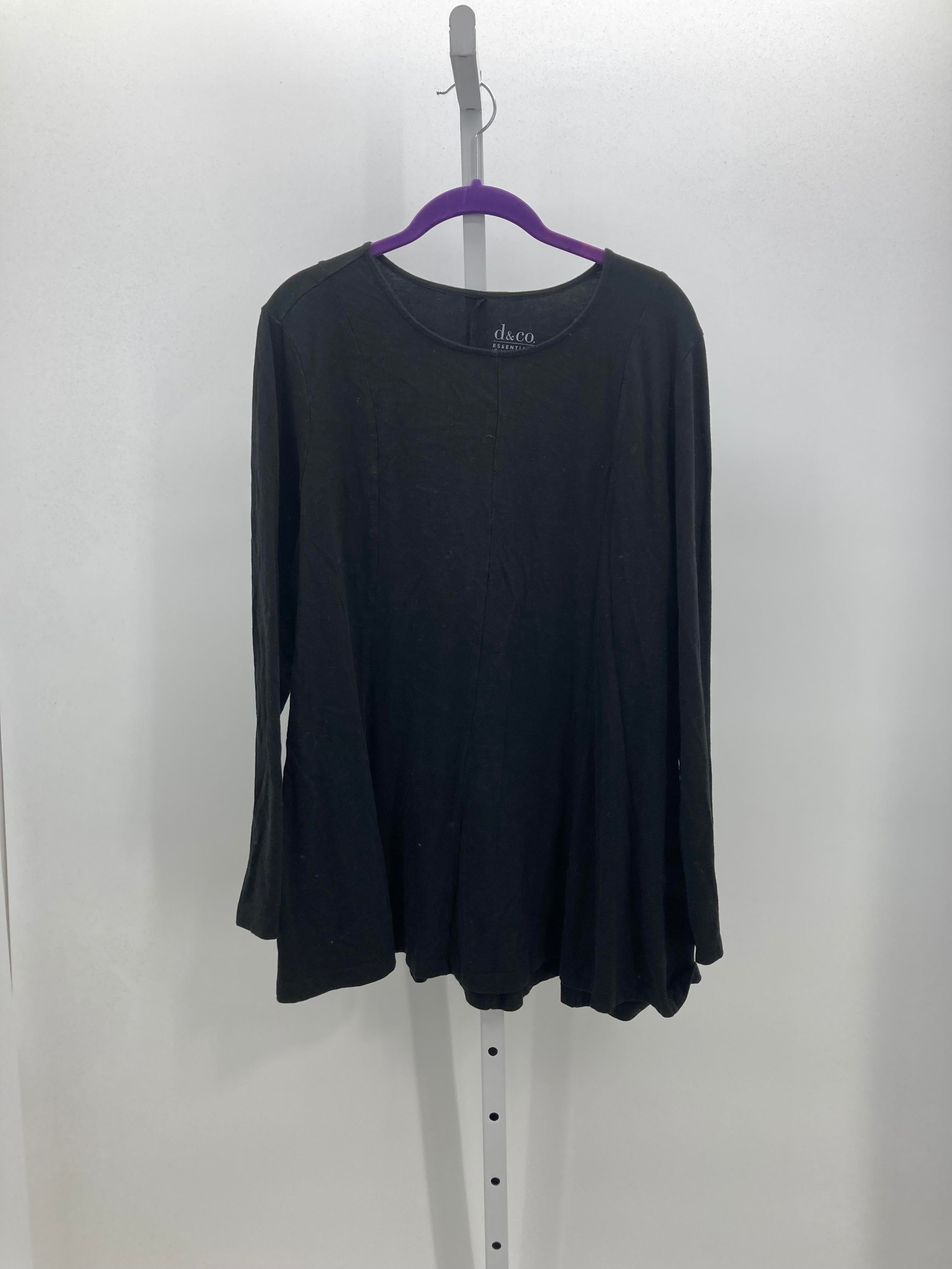 d & co. Size Large Misses Long Sleeve Shirt