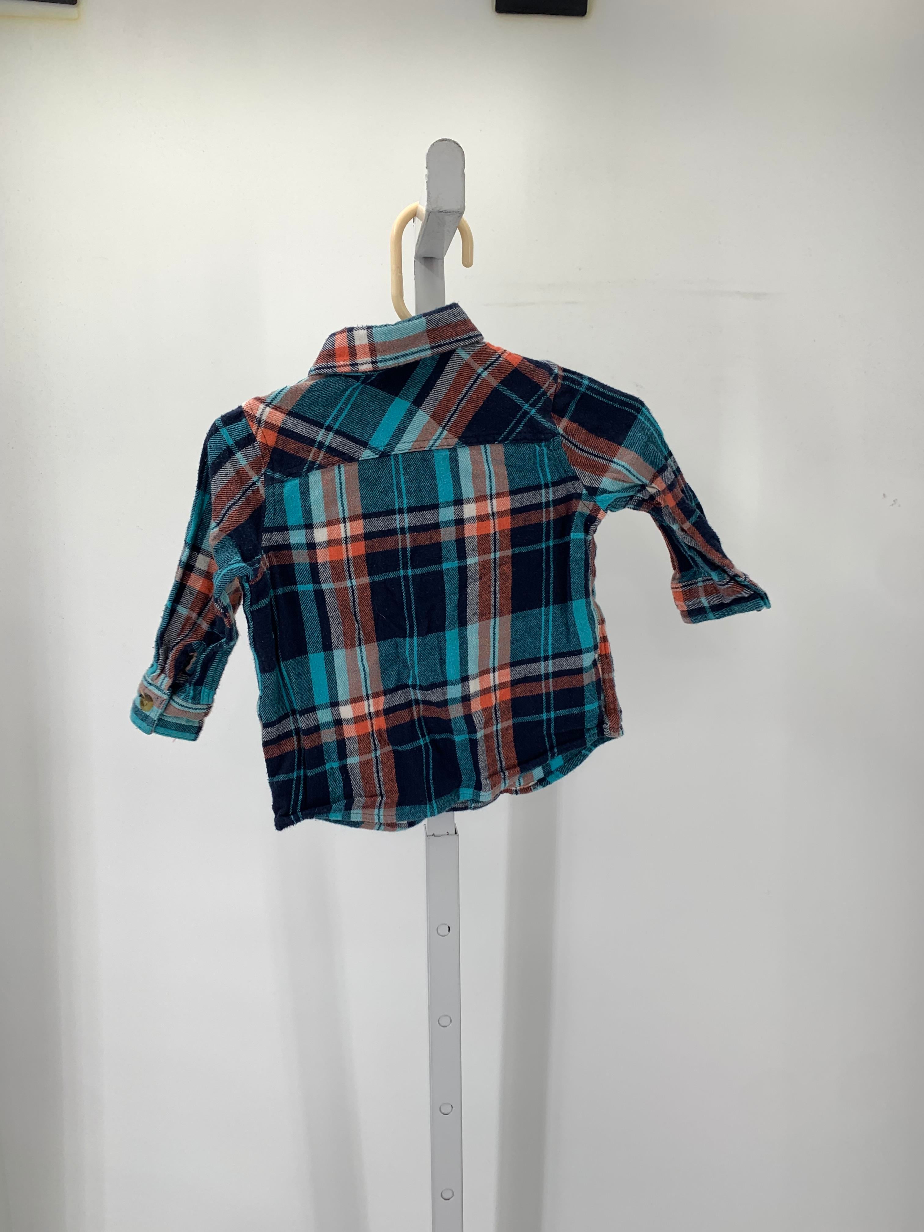 PLAID BTN DOWN