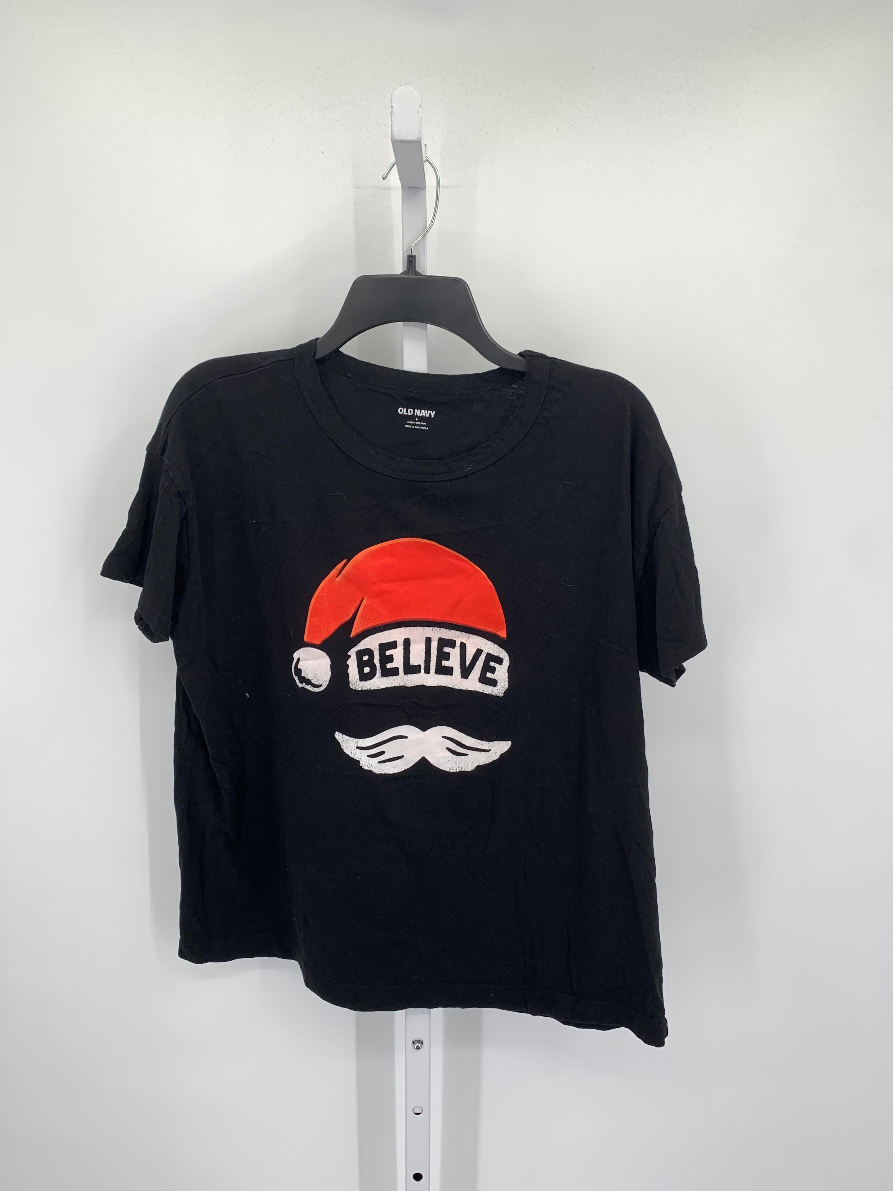 SHORT SLV SHIRT BELIEVE SANTA