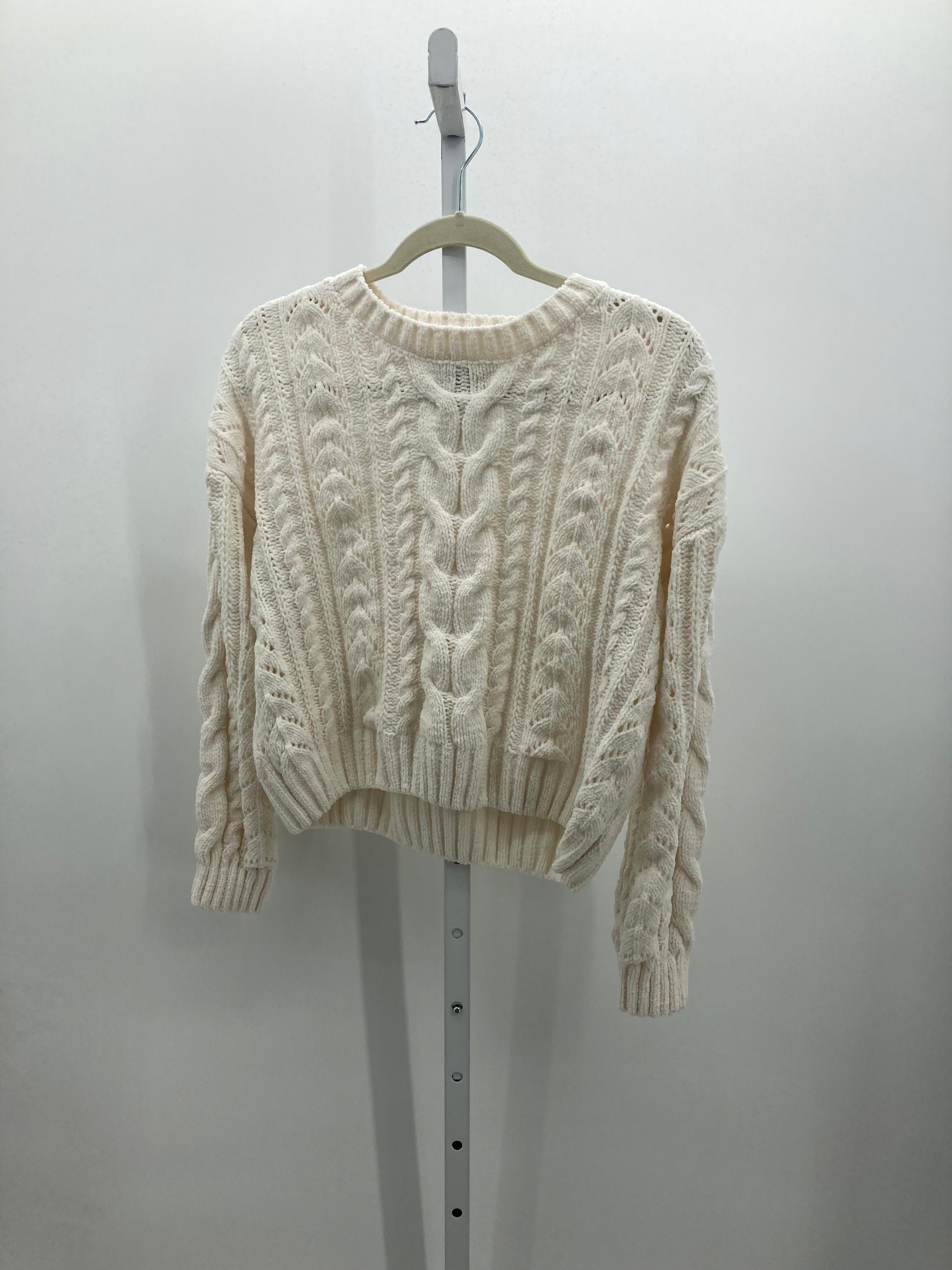 Pink Rose Size Medium Misses Long Sleeve Sweater