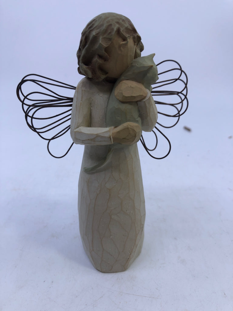 WILLOW TREE WITH AFFECTION- GIRL WITH CAT.