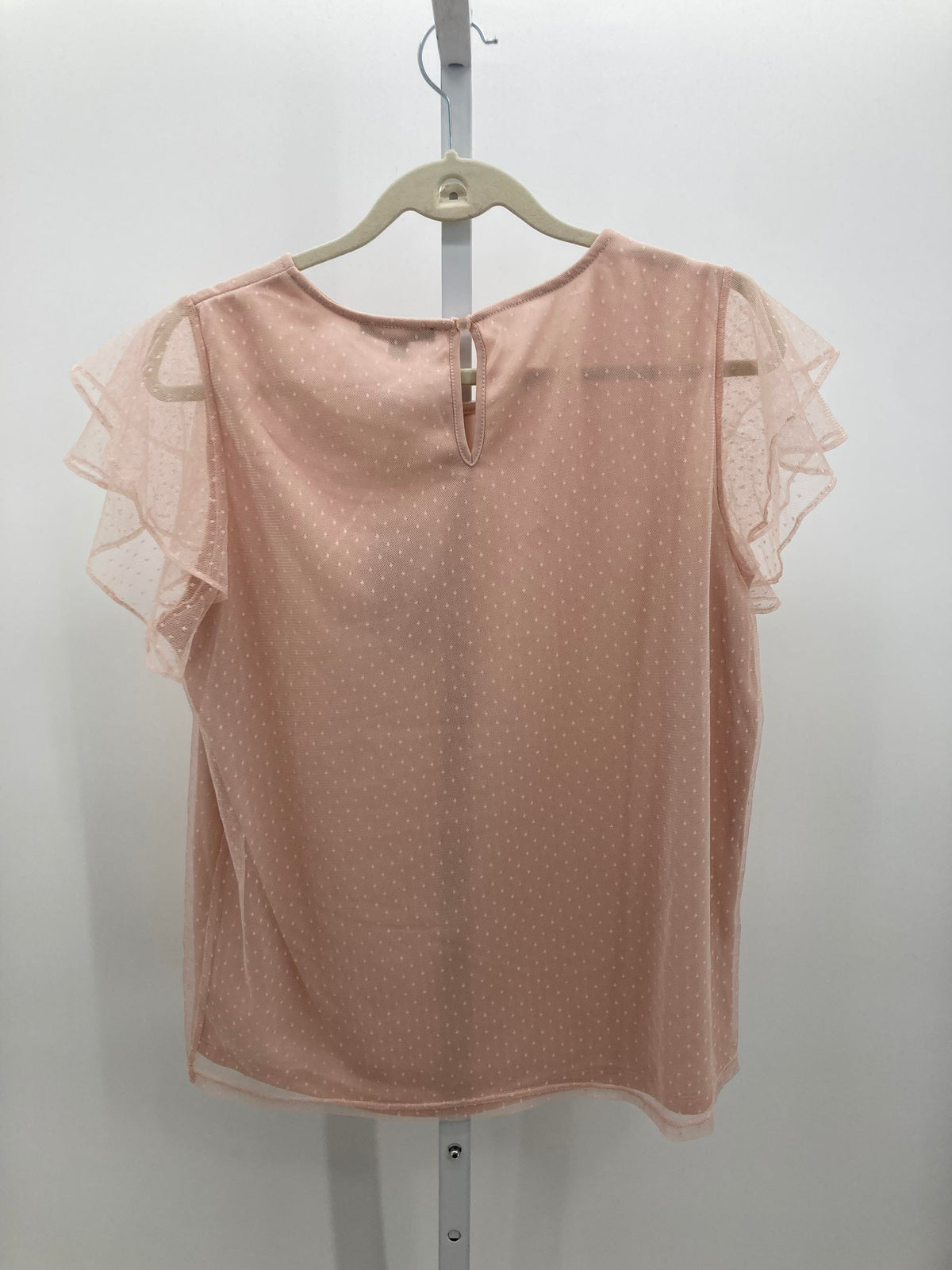 Adrianna Papell Size Medium Misses Short Sleeve Shirt