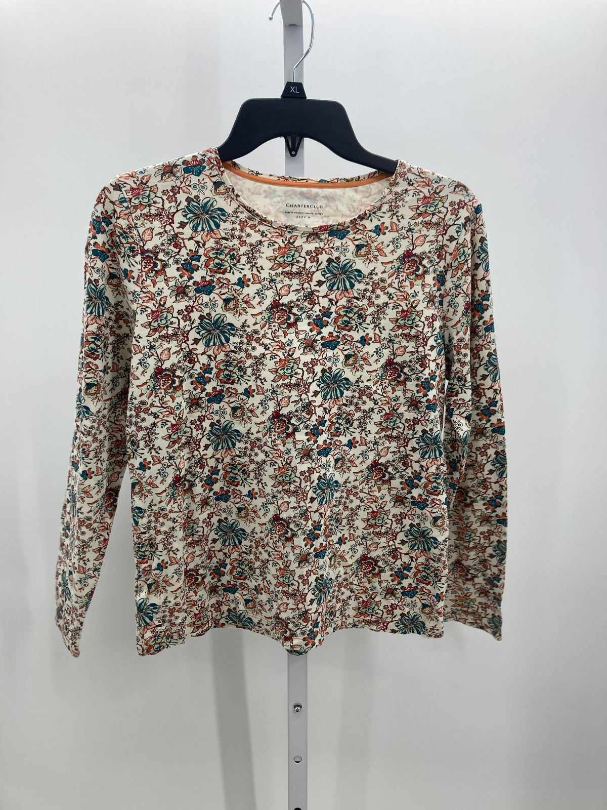Charter Club Size Medium Misses Long Sleeve Shirt