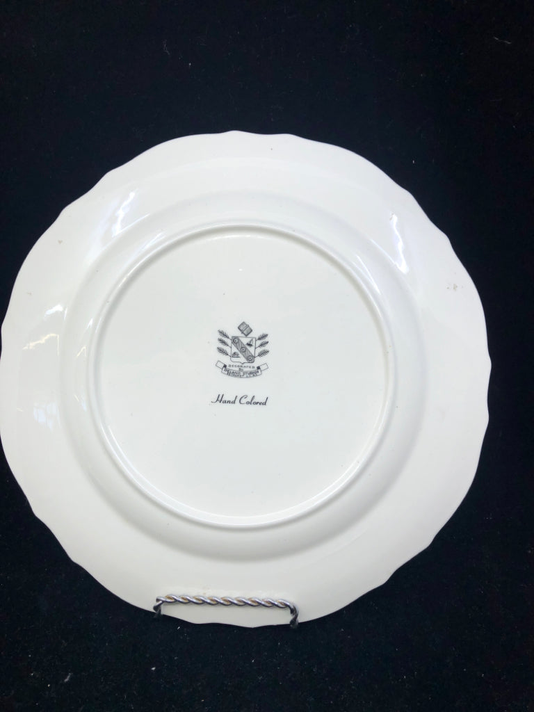 "WHITE HOUSE" WHITE CIRCLE PLATE.