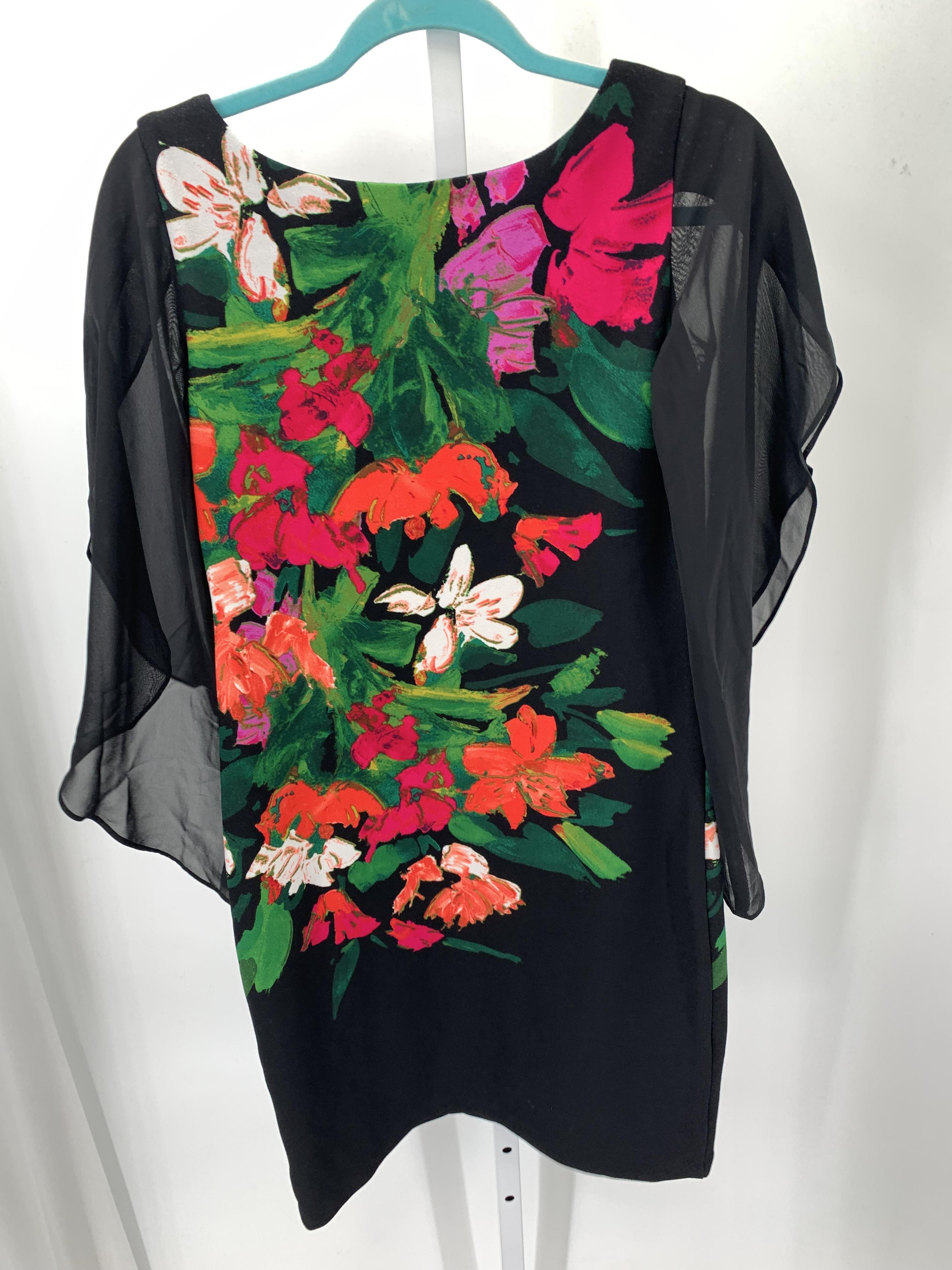 Donna Rico Size 2 Misses 3/4 Sleeve Dress