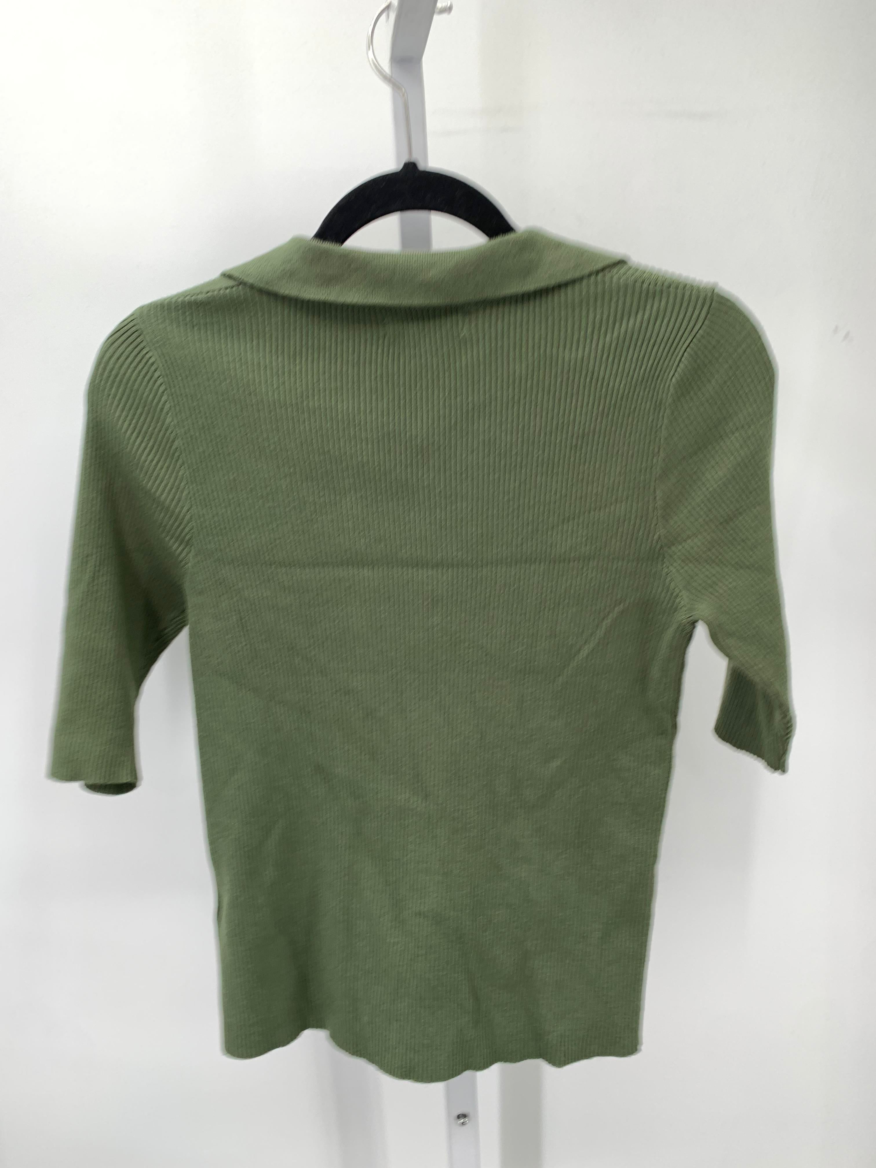 Halston Size Small Misses Short Slv Sweater