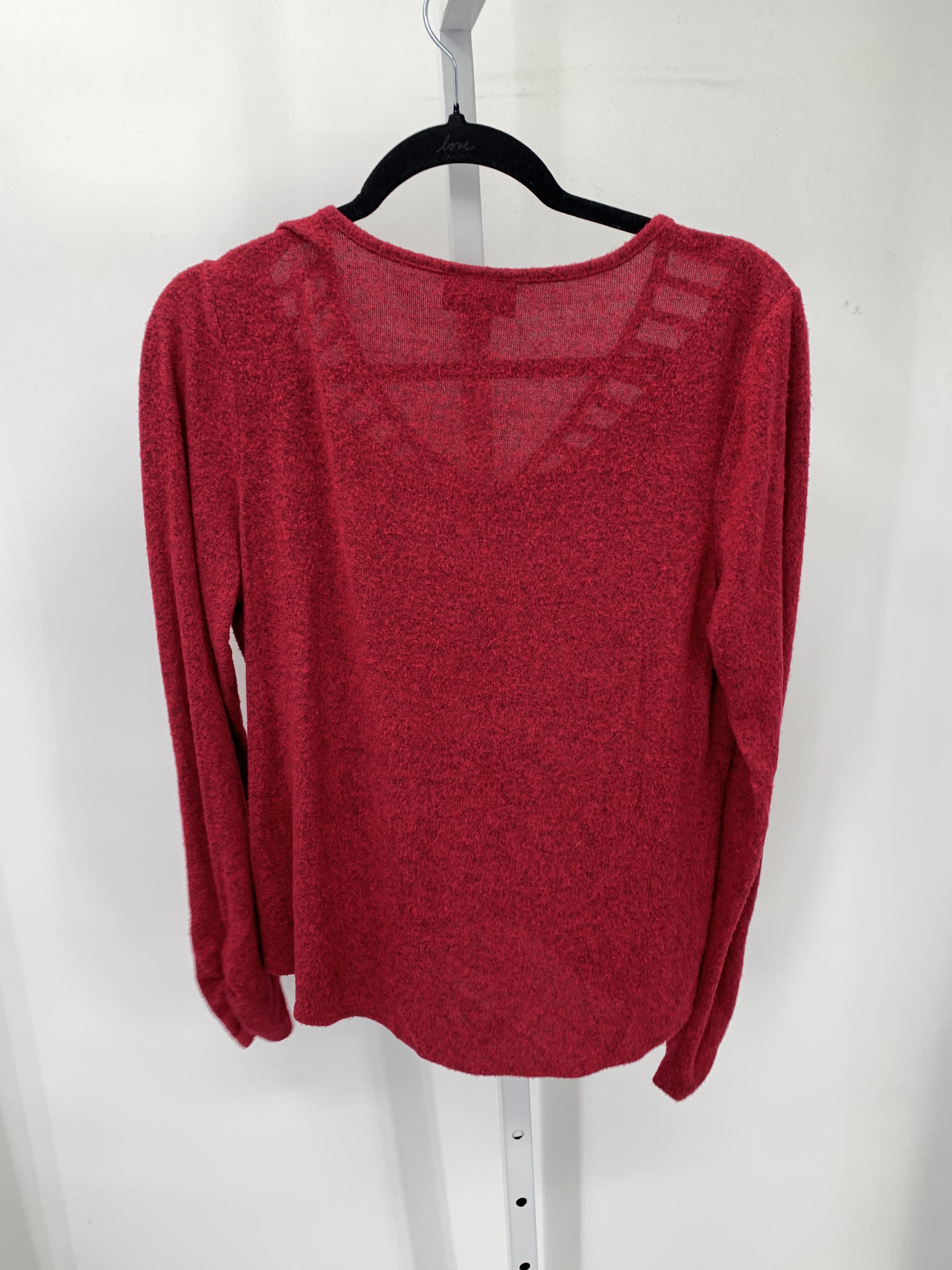 By & By Size Medium Juniors Long Sleeve Shirt