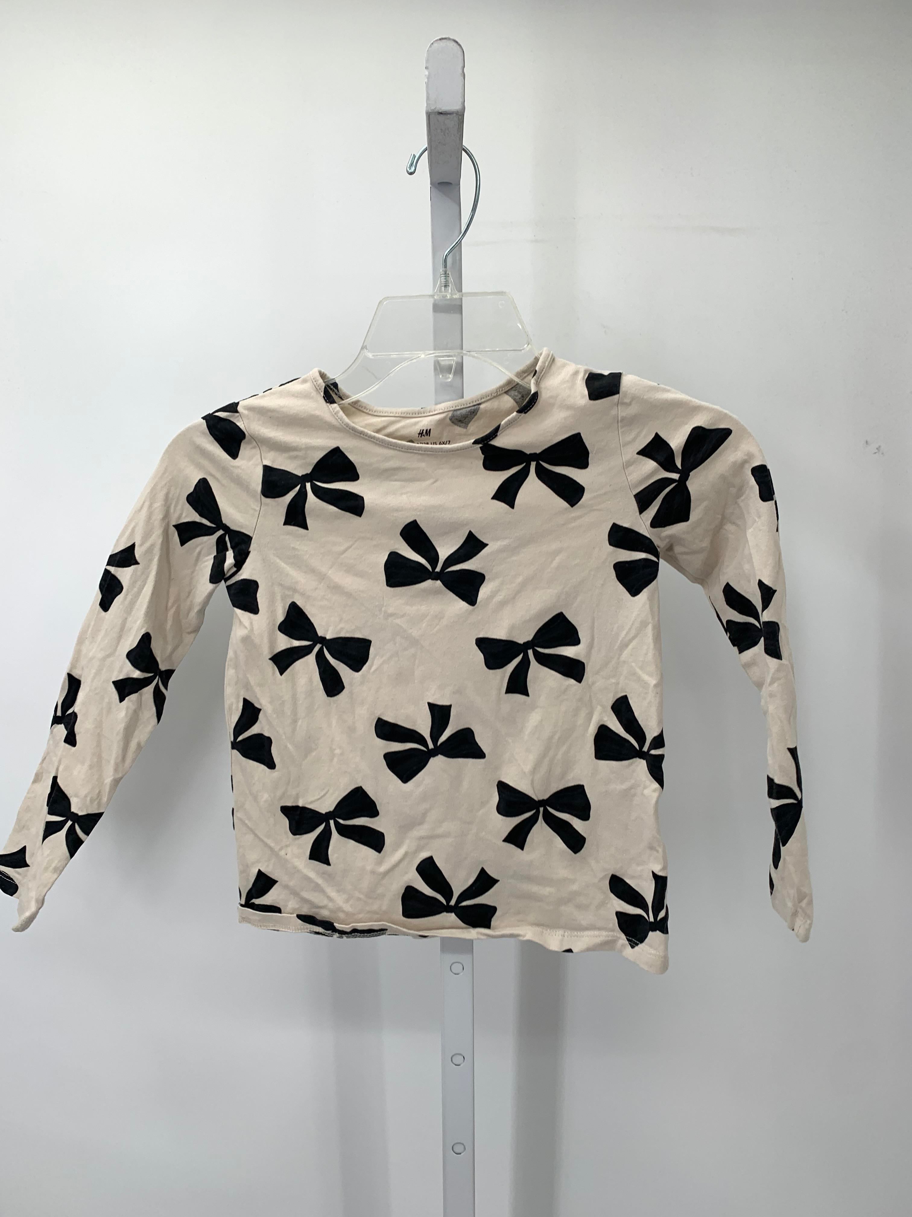 H&M Size 6x-7 Girls Long Sleeve Shirt