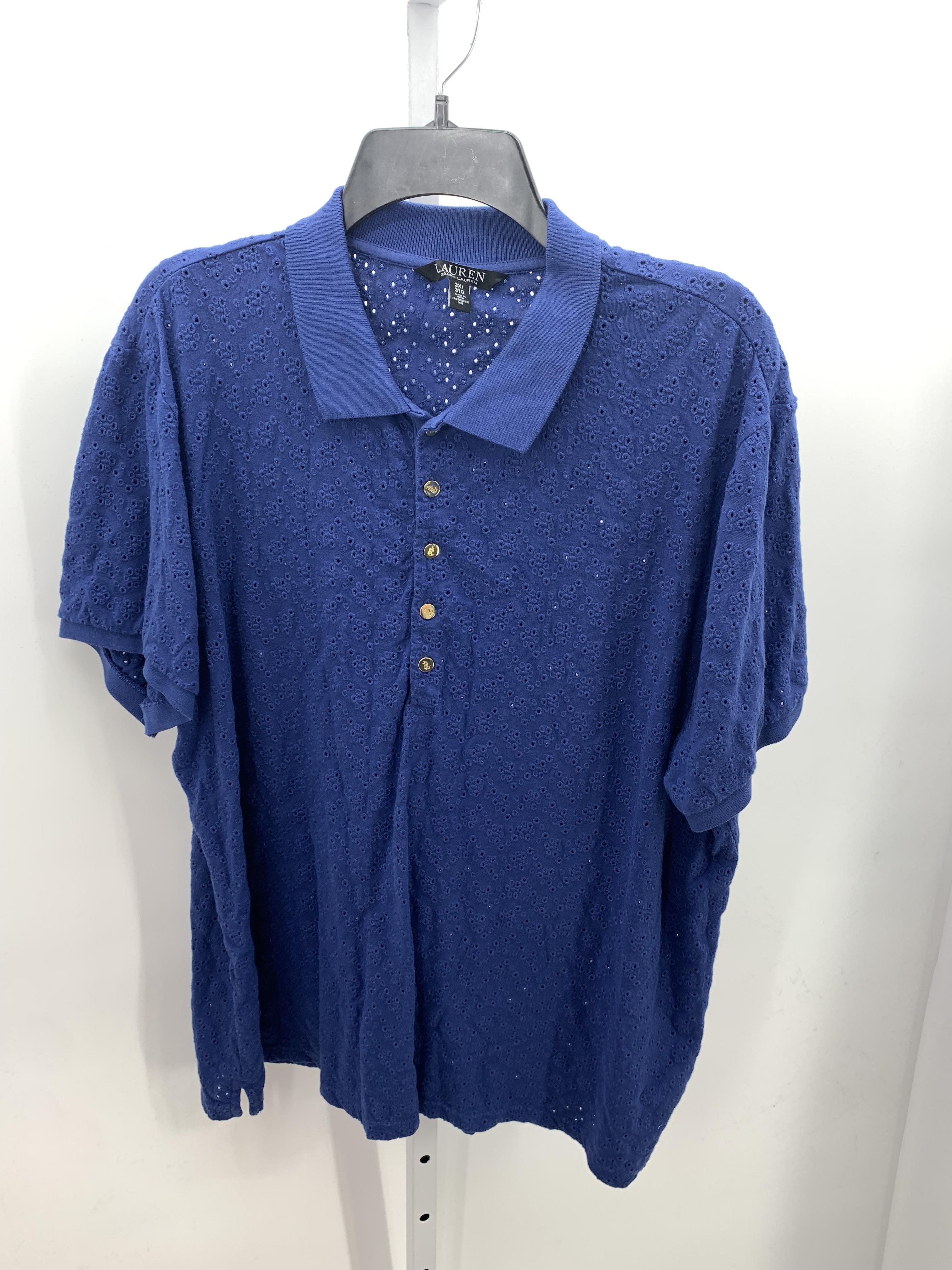 Ralph Lauren Size 3X Womens Short Sleeve Shirt