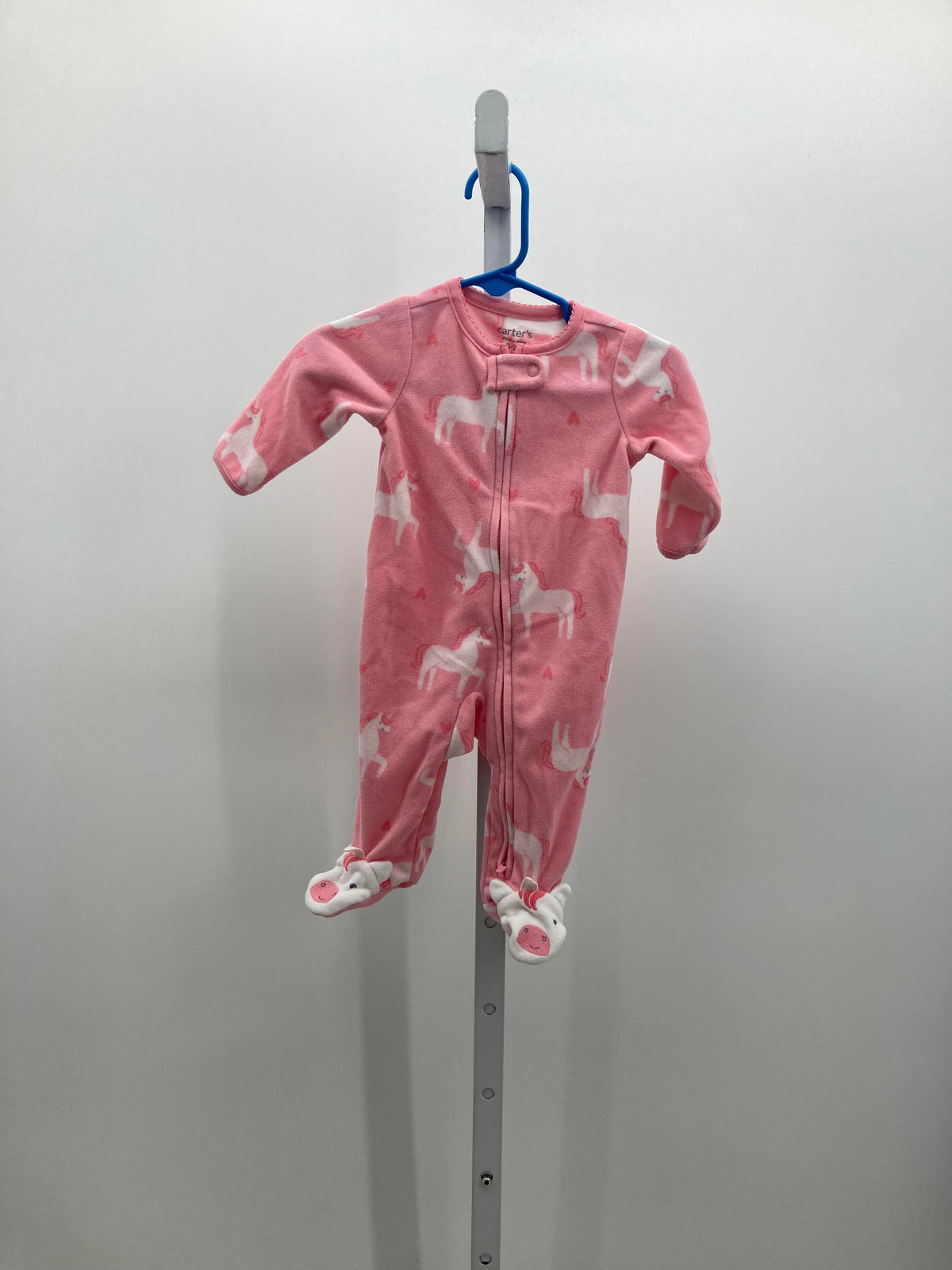 Carters Size 0-3 months Girls Long Slv. Romper