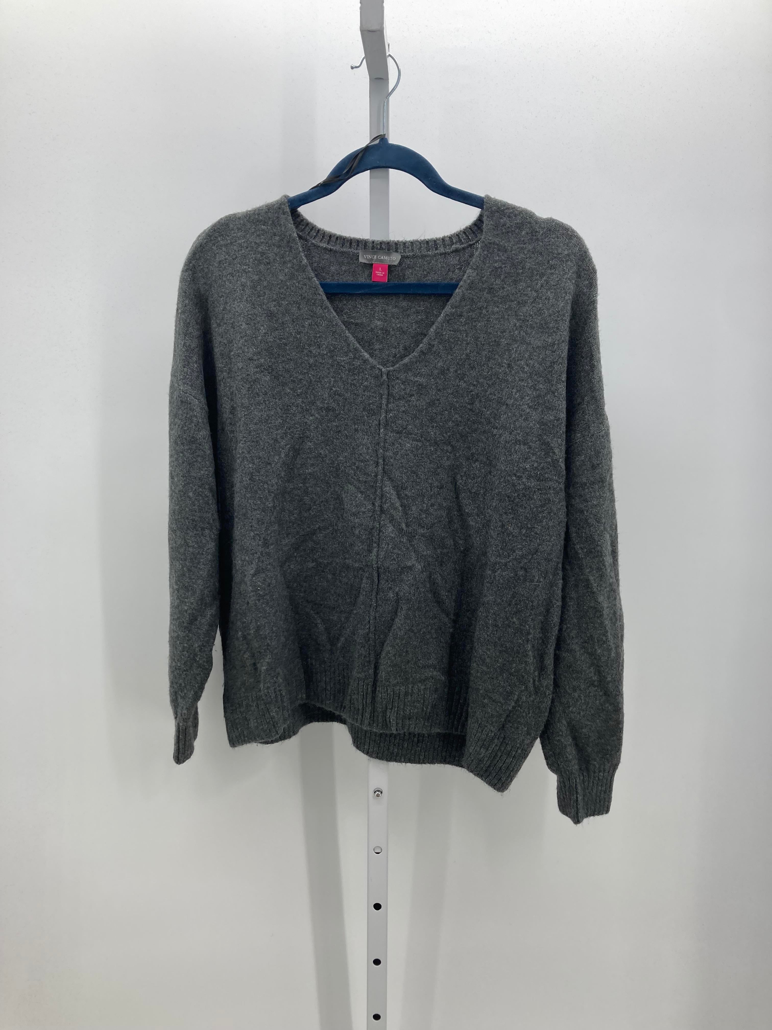 Vince Camuto Size Large Misses Long Slv Sweater