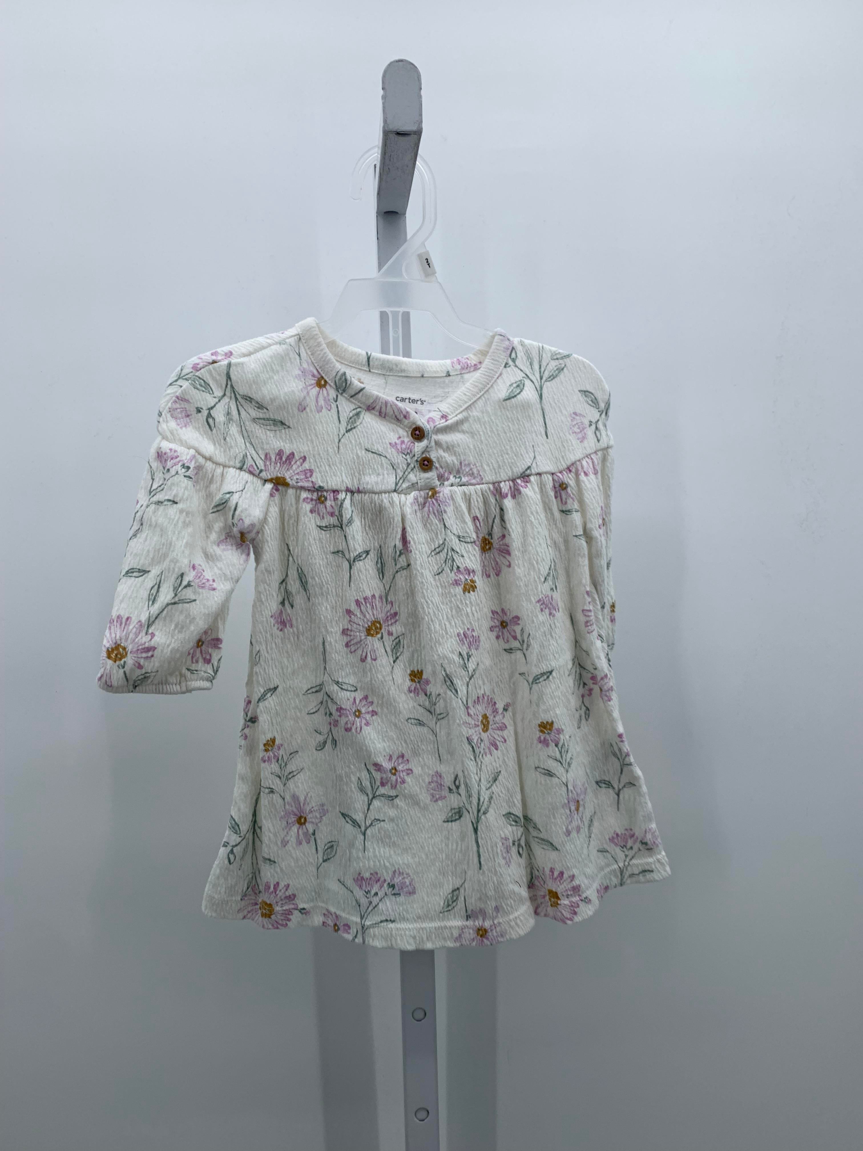 Carters Size 9 Months Girls Long Sleeve Dress