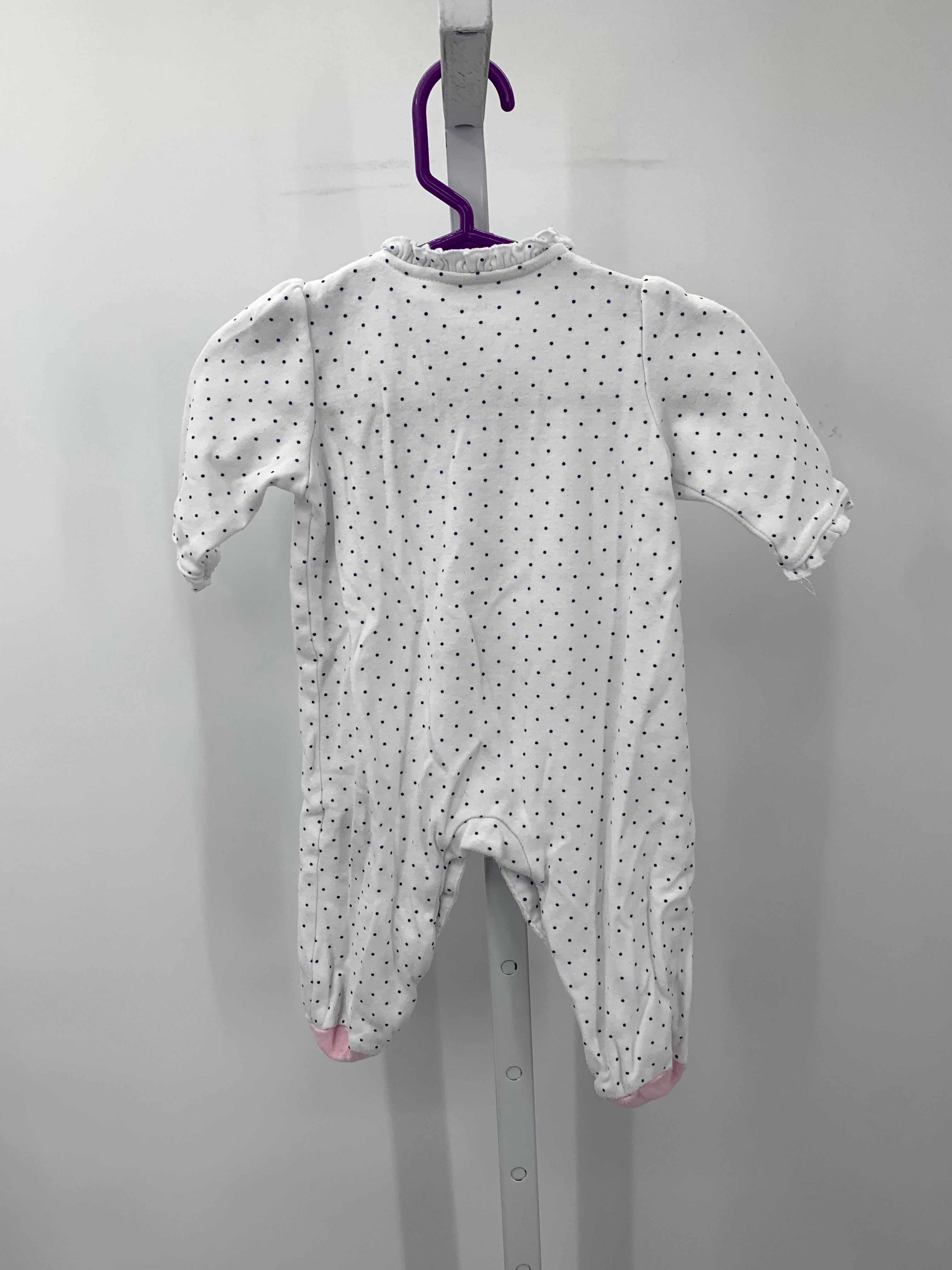 Little Me Size 6 Months Girls Long Slv. Romper