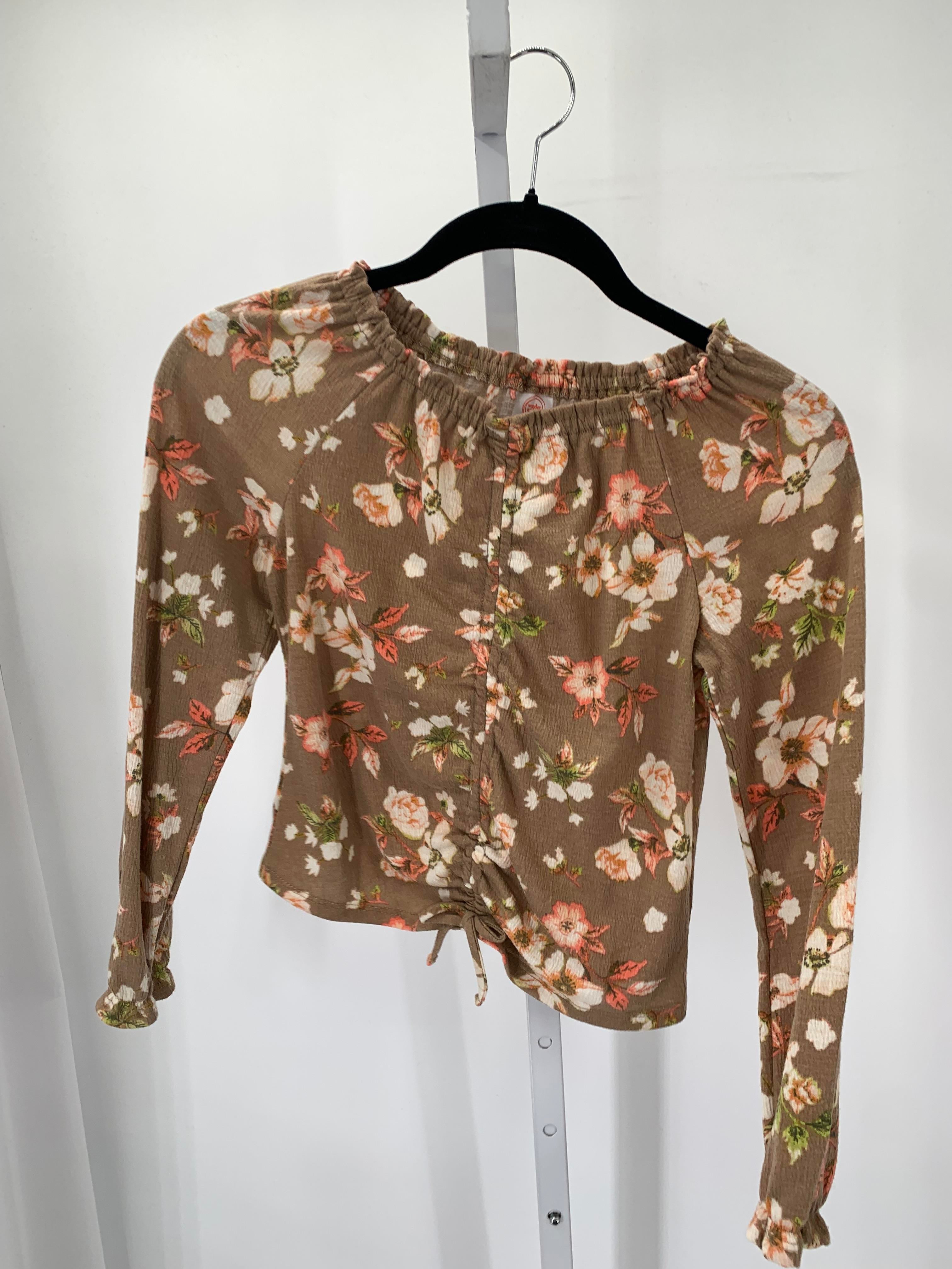Wonder Nation Size 10-12 Girls Long Sleeve Shirt