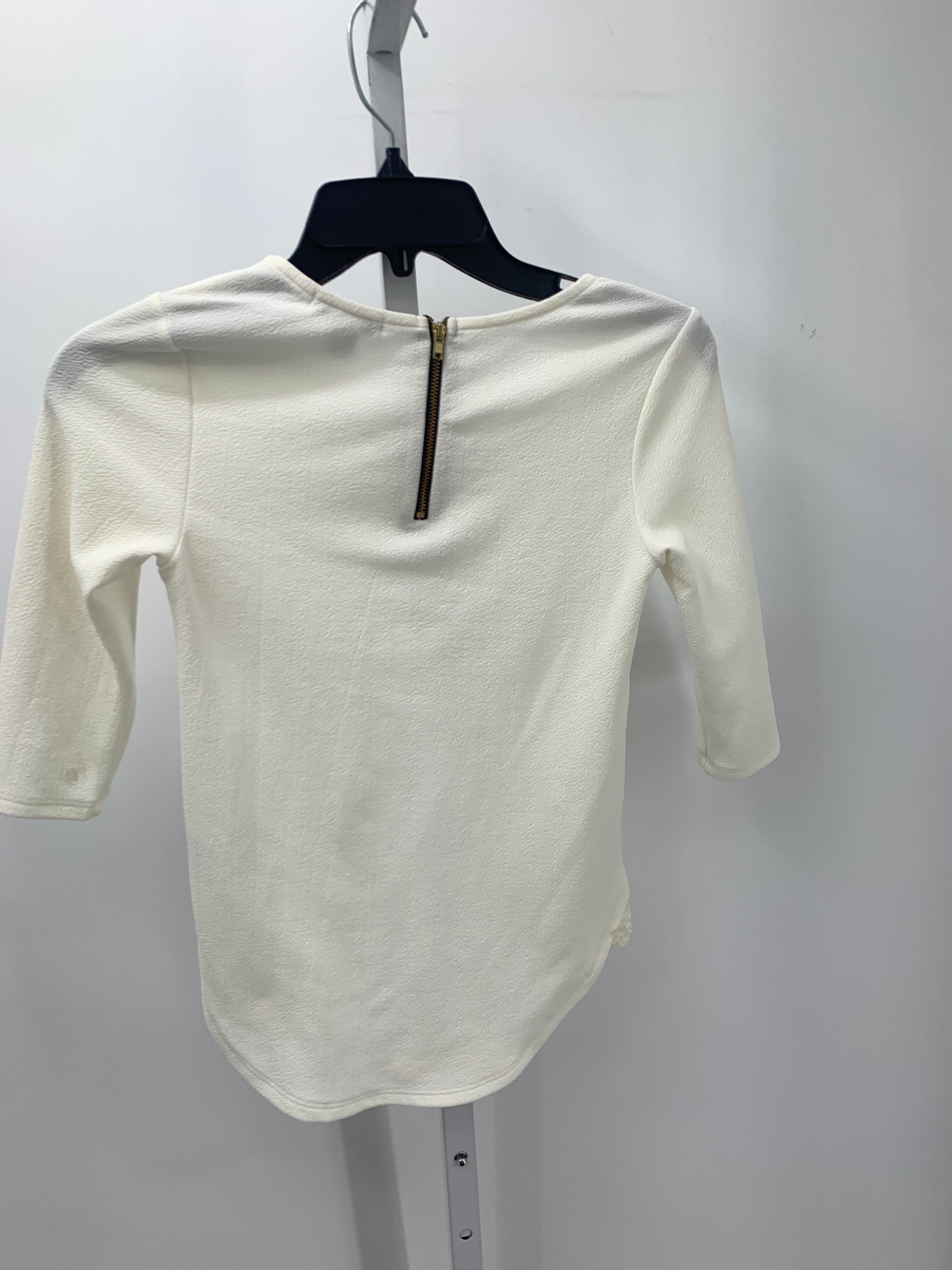 Bar III Size XXS Juniors 3/4 Sleeve Shirt