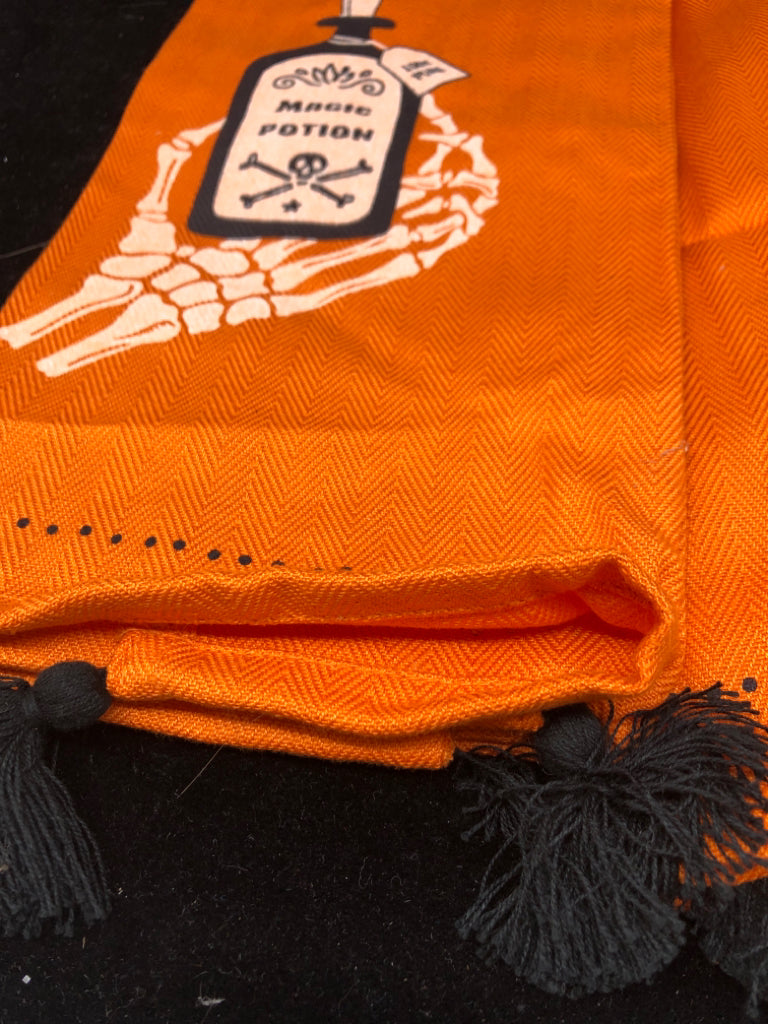 2 ORANGE "MAGIC POTION" DISH TOWELS