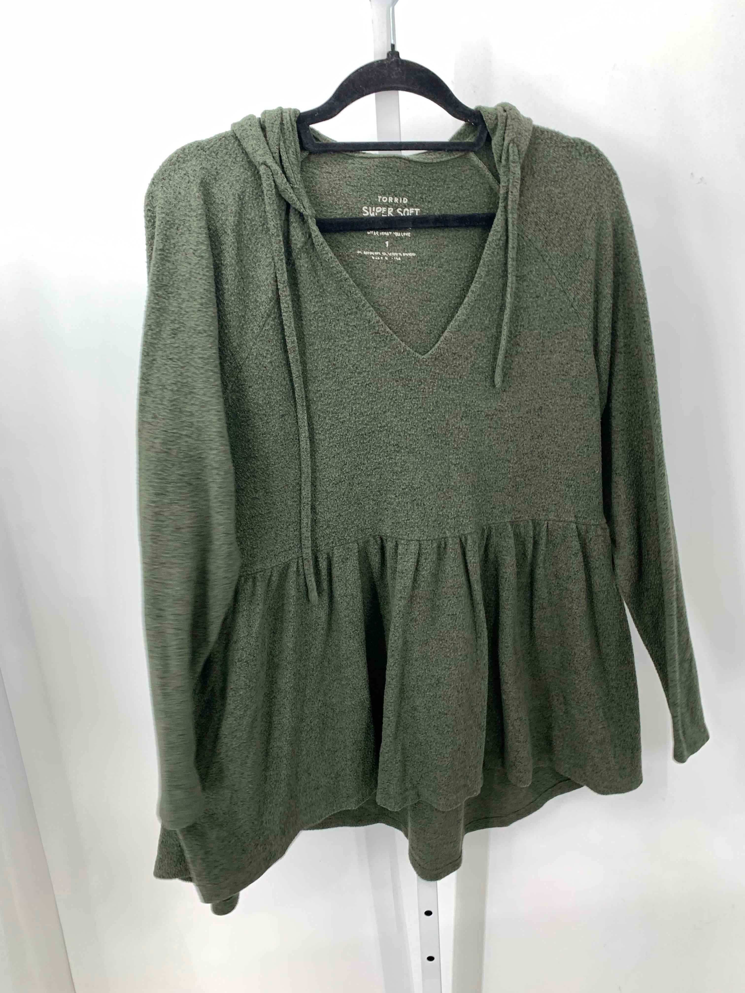 Torrid Size 1X Womens Long Sleeve Shirt