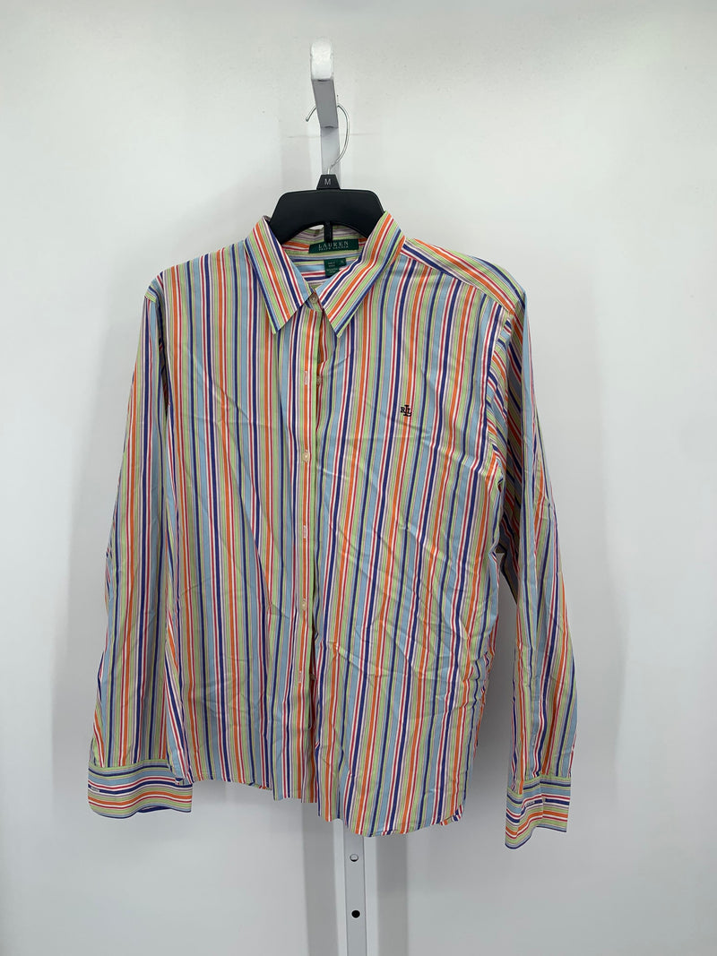 Ralph Lauren Size Extra Large Misses Long Sleeve Shirt