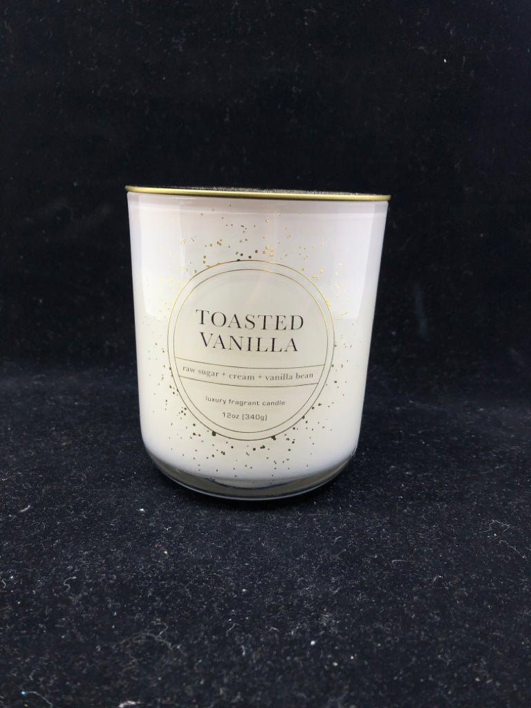 NEW TOASTED VANILLA CANDLE.