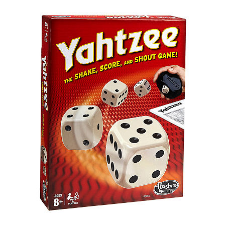 YAHTZEE Classic  Dice Game for Kids Ages 8+  for 2+ Players  Includes Shaker and