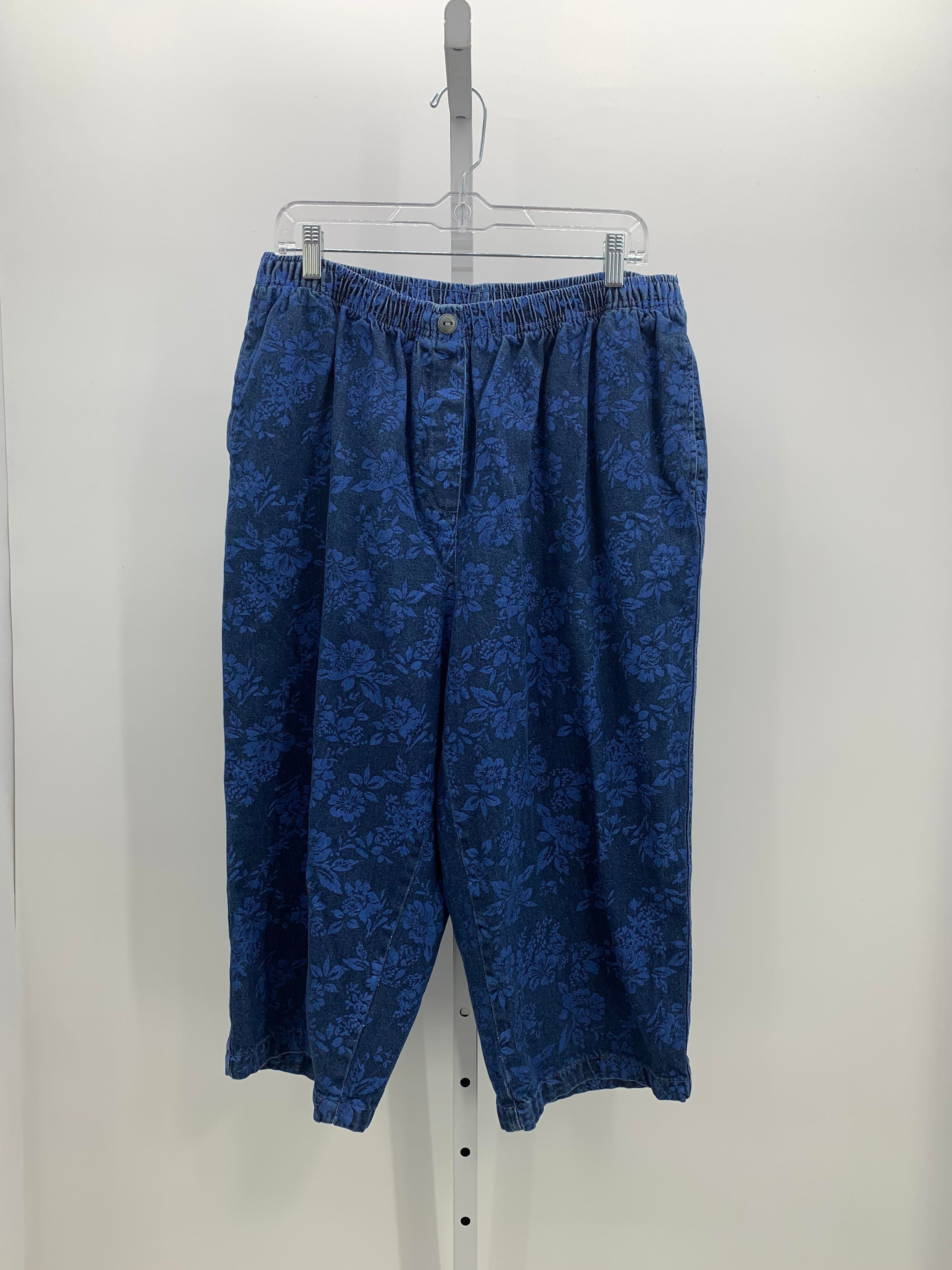 Woman Within Size 20 W Womens Capri Pants