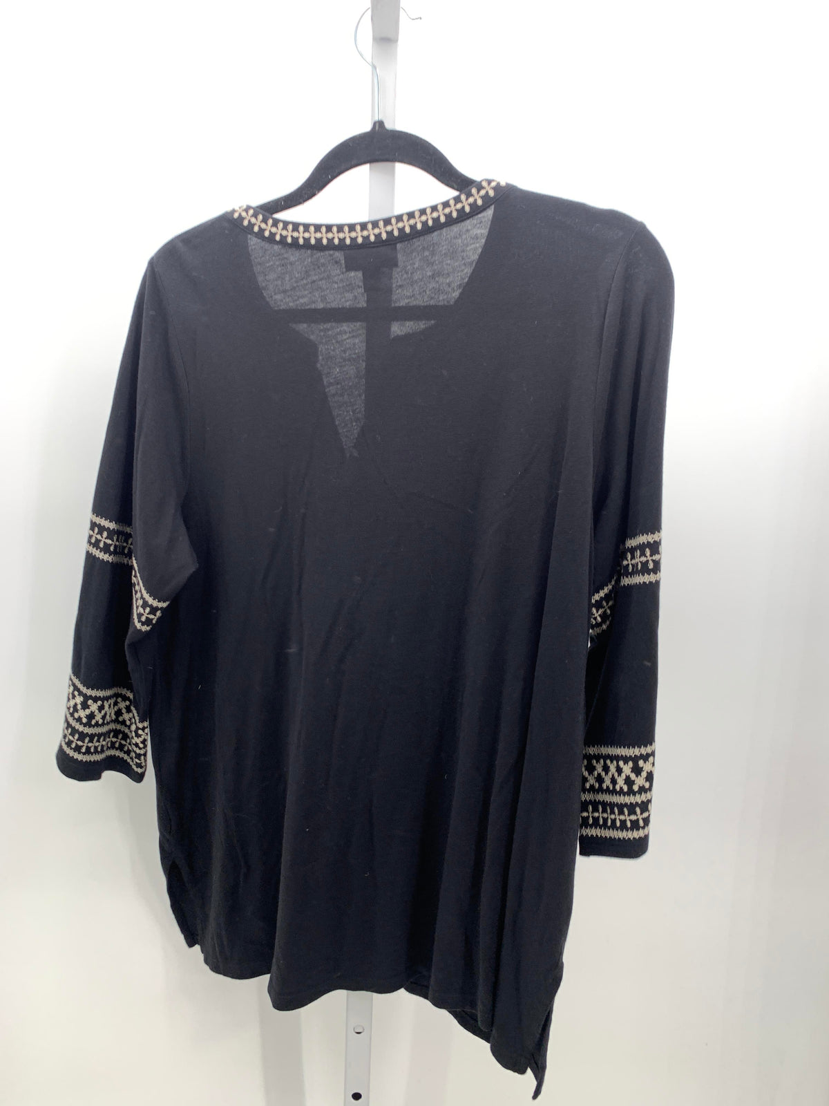 J-Jill Size Medium Petite Petite 3/4 Sleeve Shirt