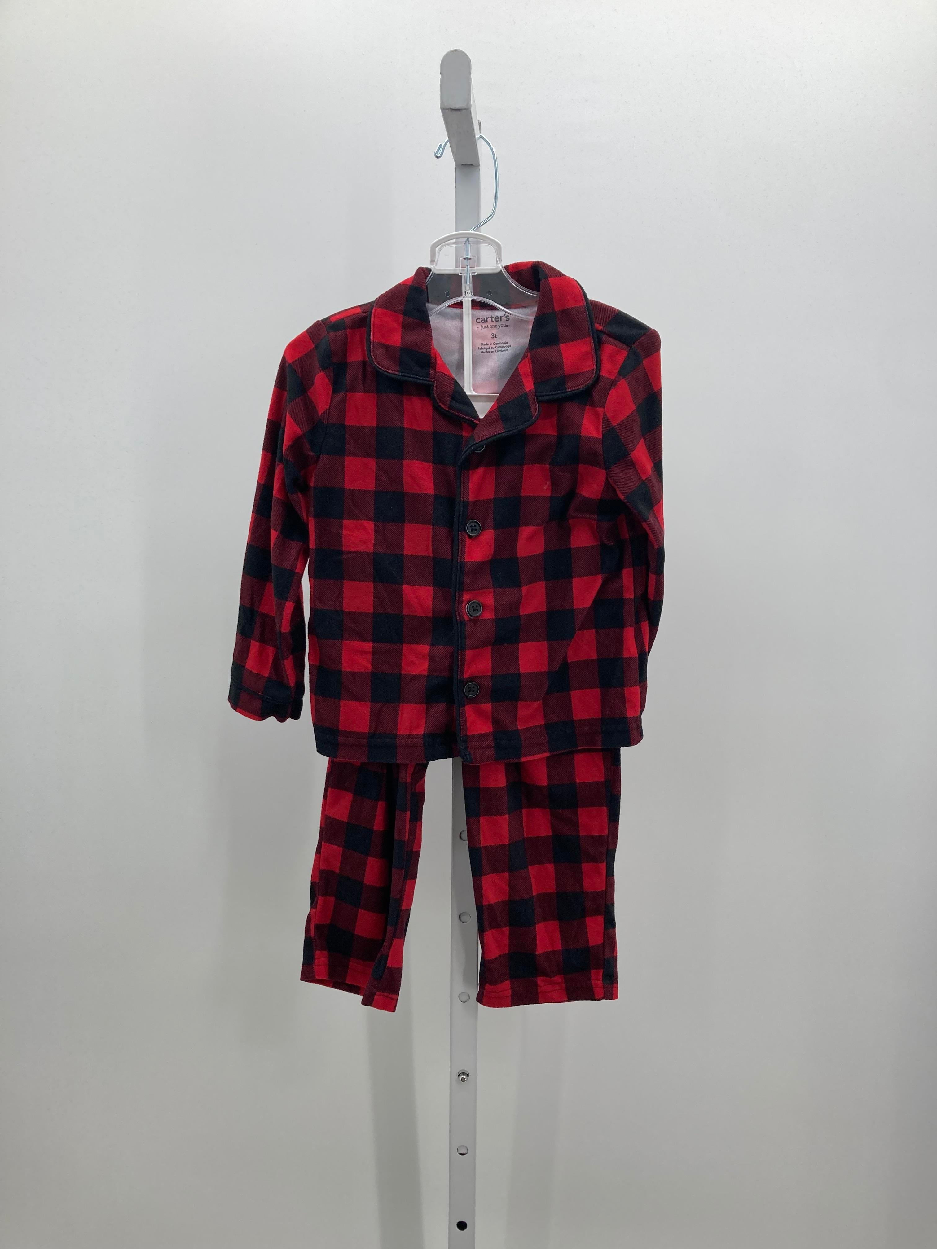 BLACK PLAID PJS