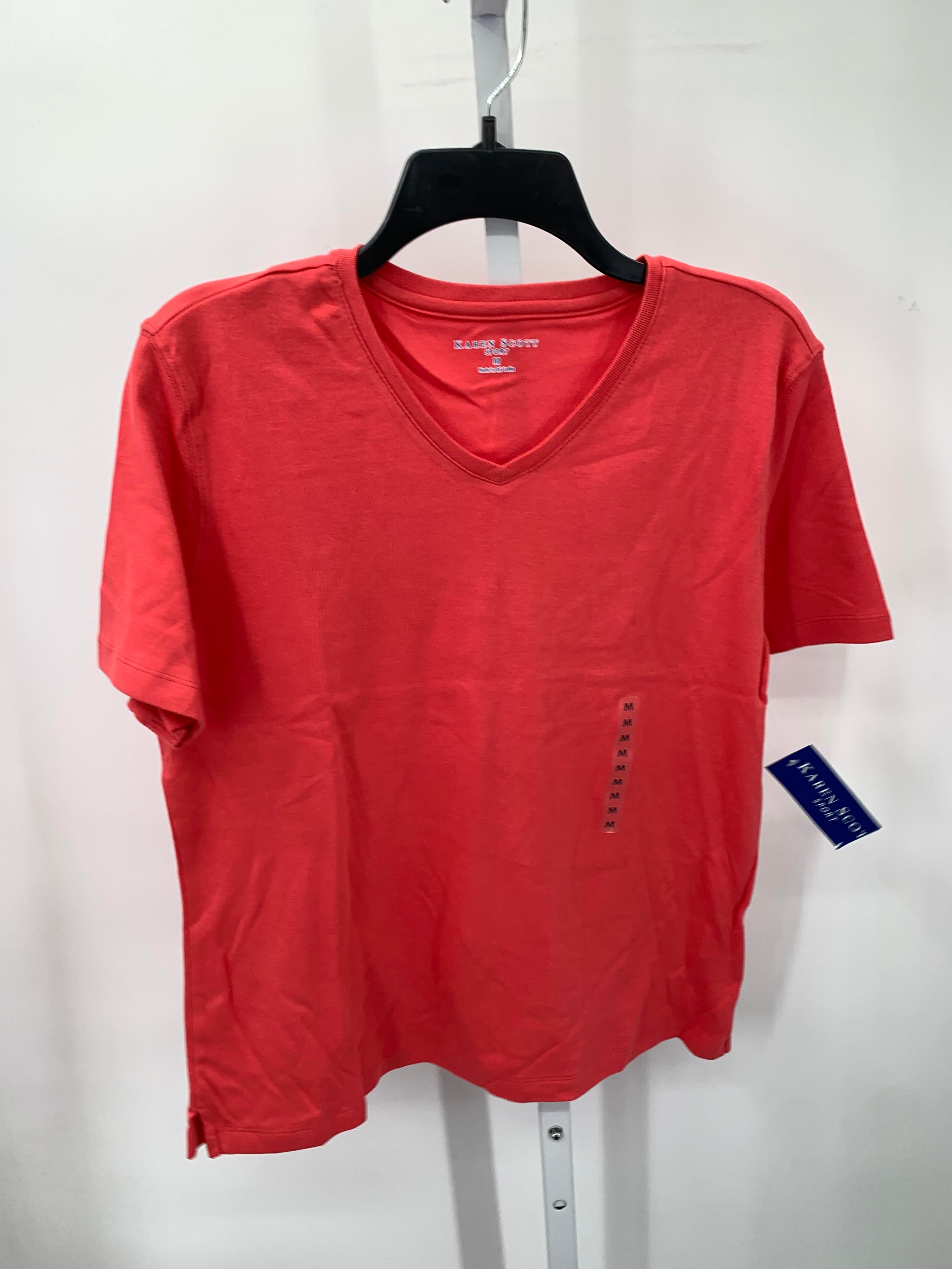 Karen Scott Size Medium Misses Short Sleeve Shirt