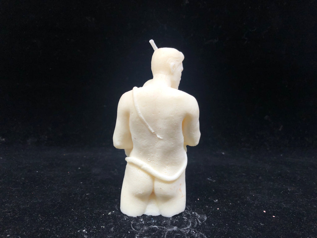 HANDMADE SOY WAX MAN AND WOMAN CANDLE.