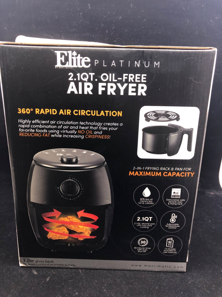 NIB ELITE AIR FRYER.