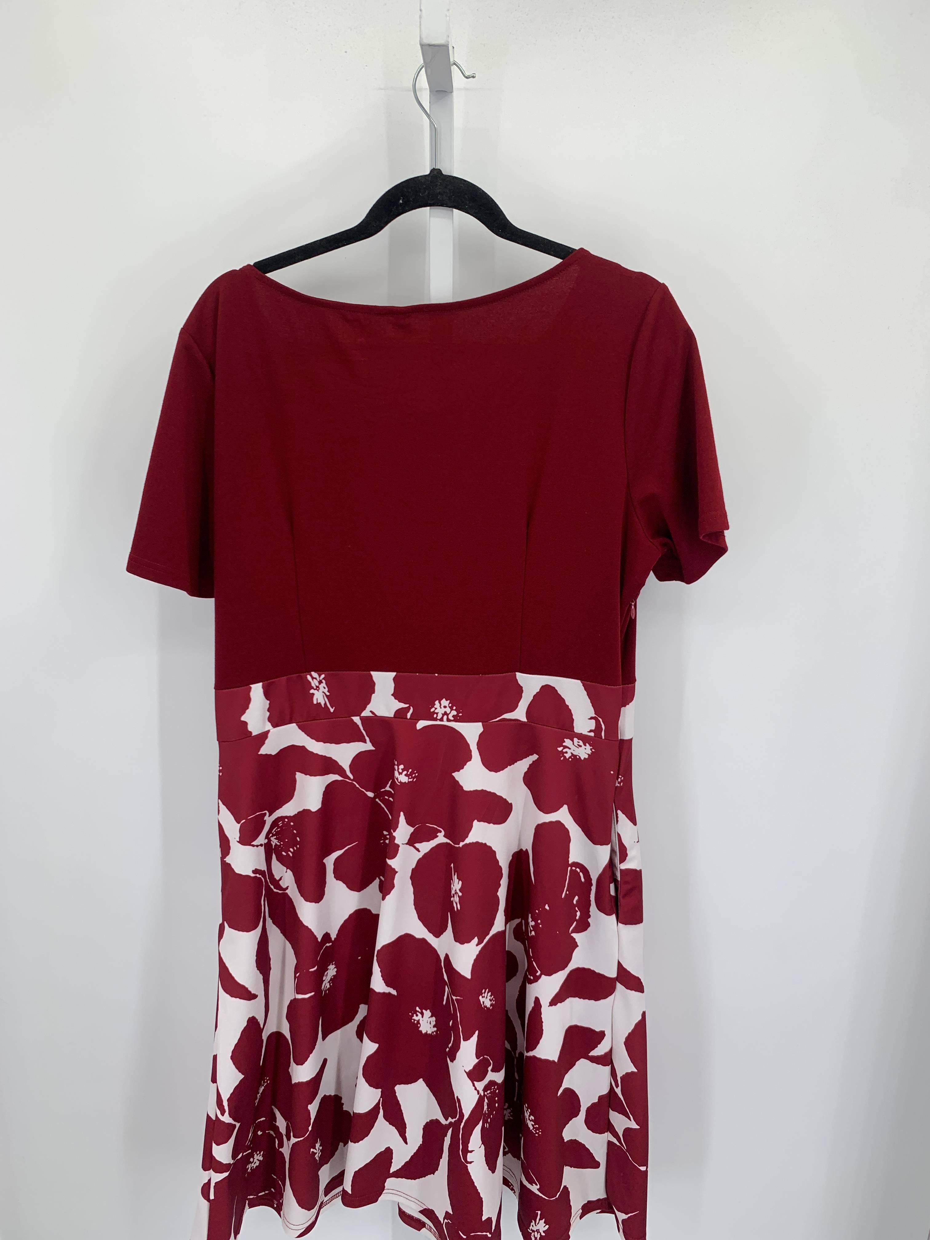 Size 2X Womens Short Sleeve Dress