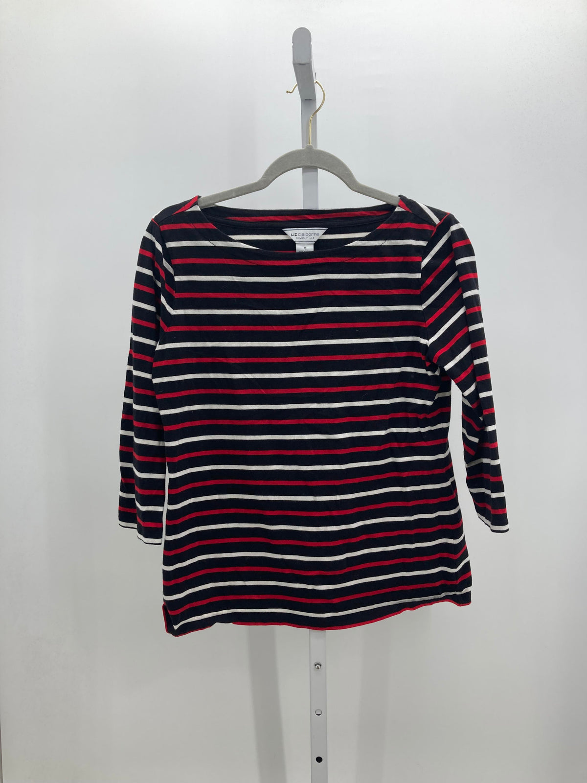 Liz Claiborne Size Medium Misses 3/4 Sleeve Shirt