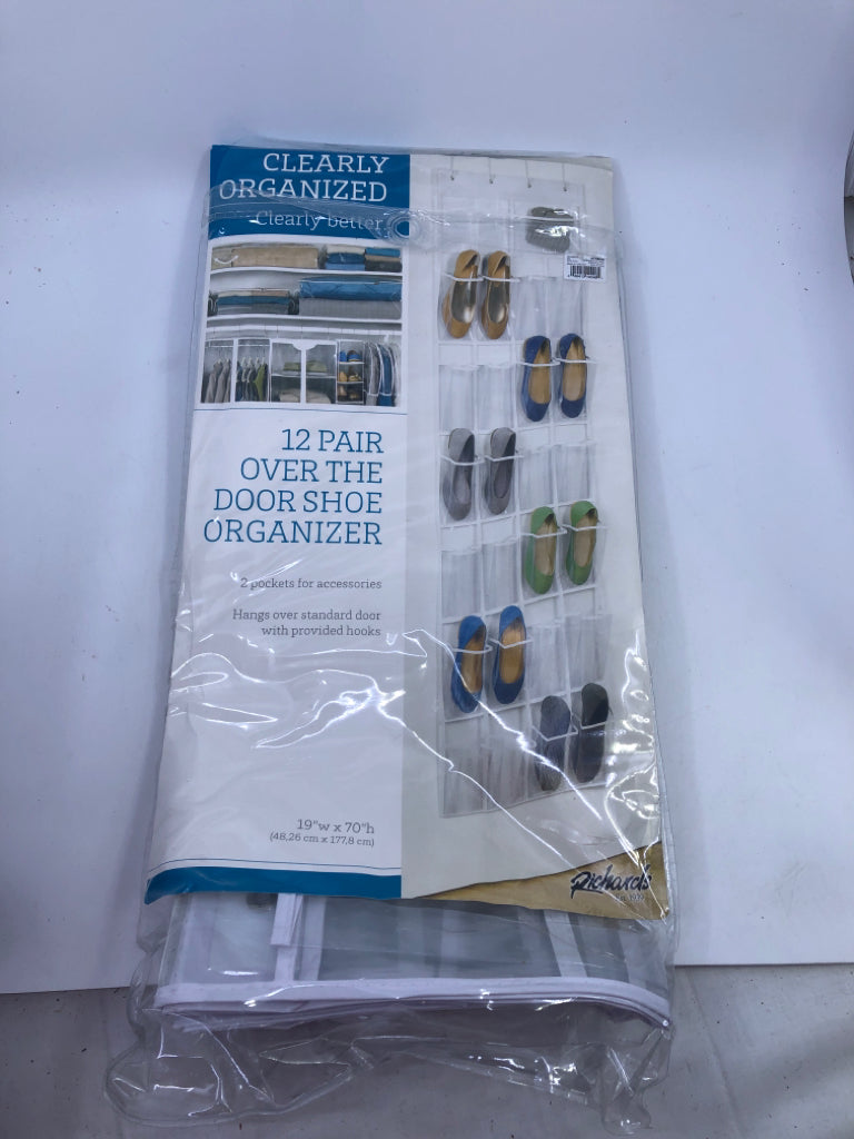 NIP OVER THE DOOR SHOE ORGANIZER.
