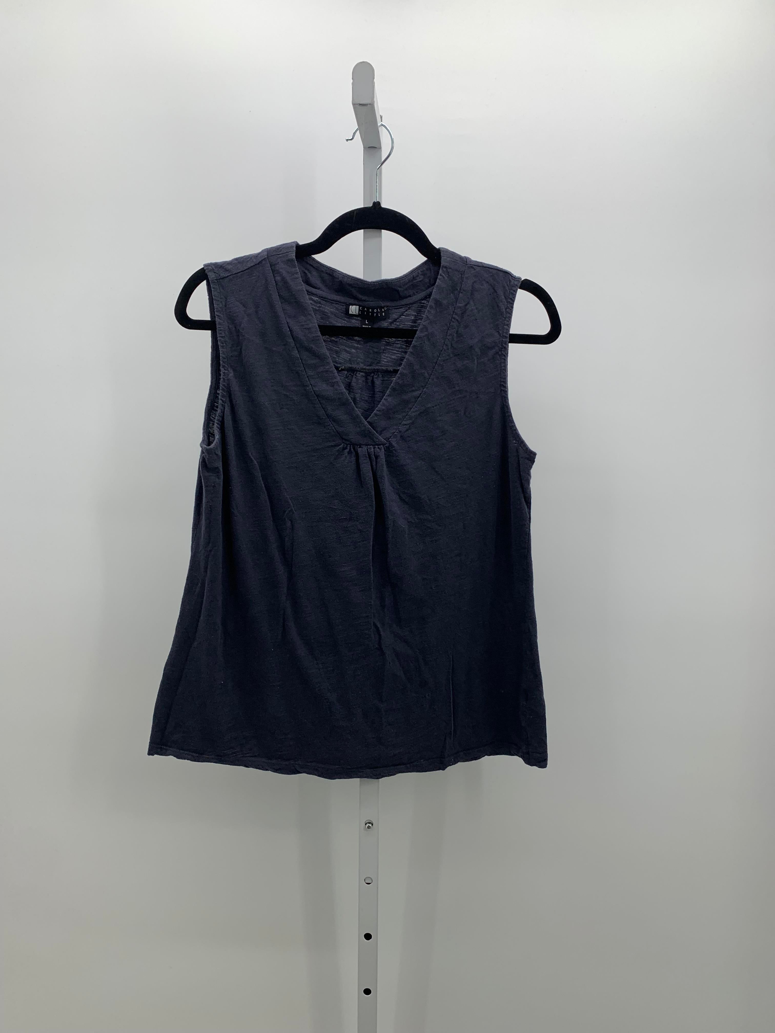Carole Little Size Large Misses Sleeveless Shirt