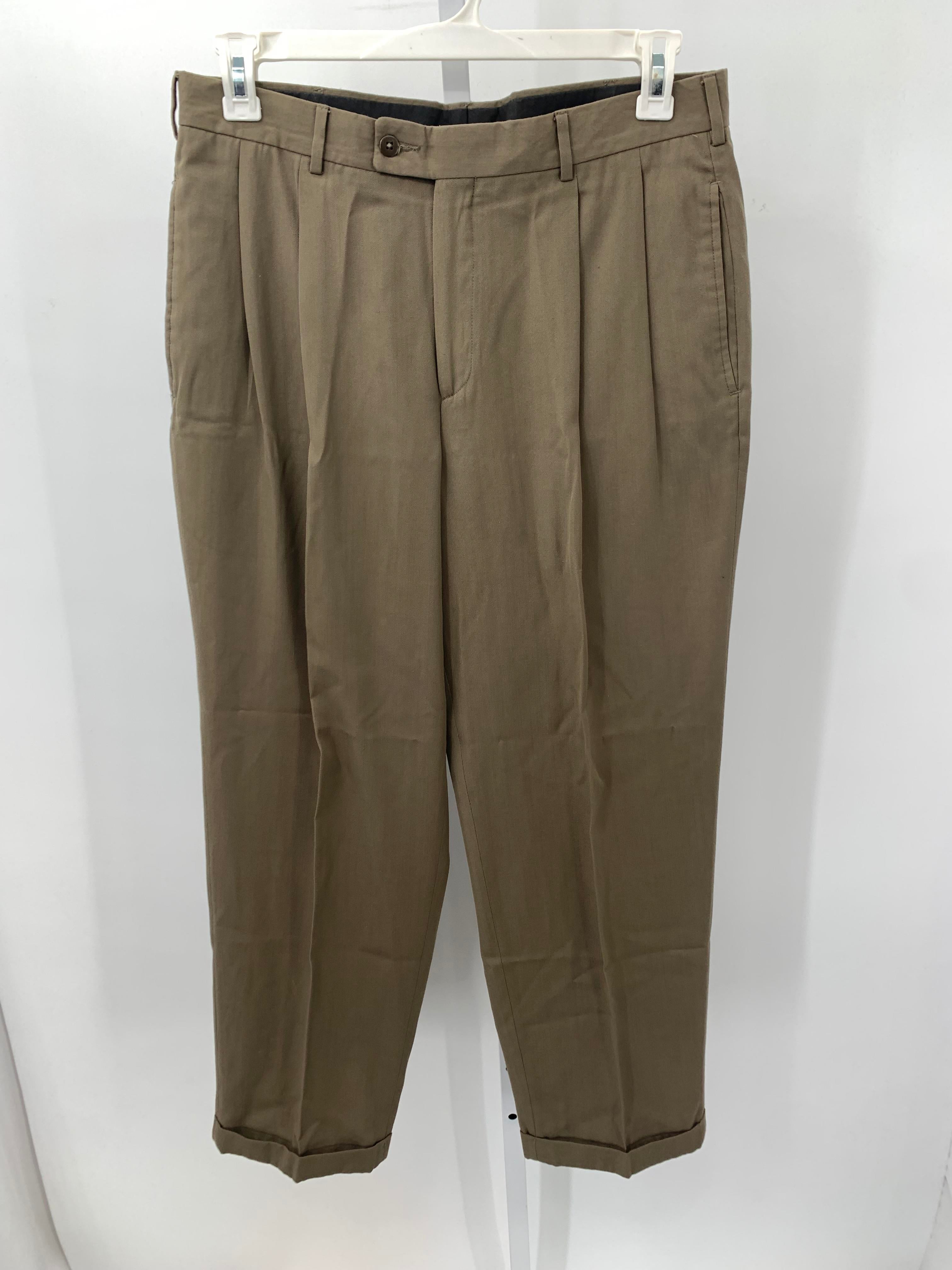 PLEATED FRONT PANTS