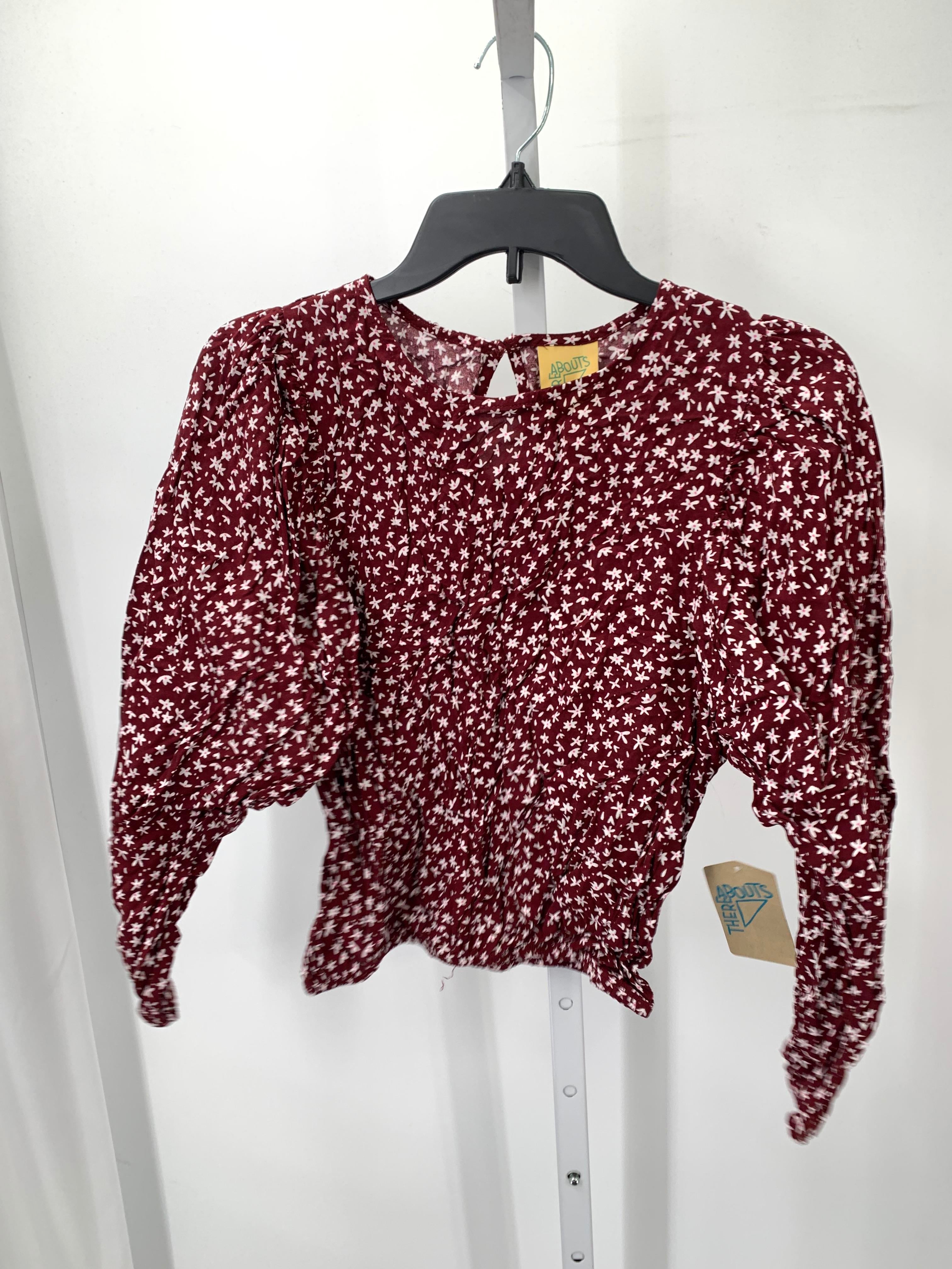 Thereabouts Size 10-12 Girls Long Sleeve Shirt