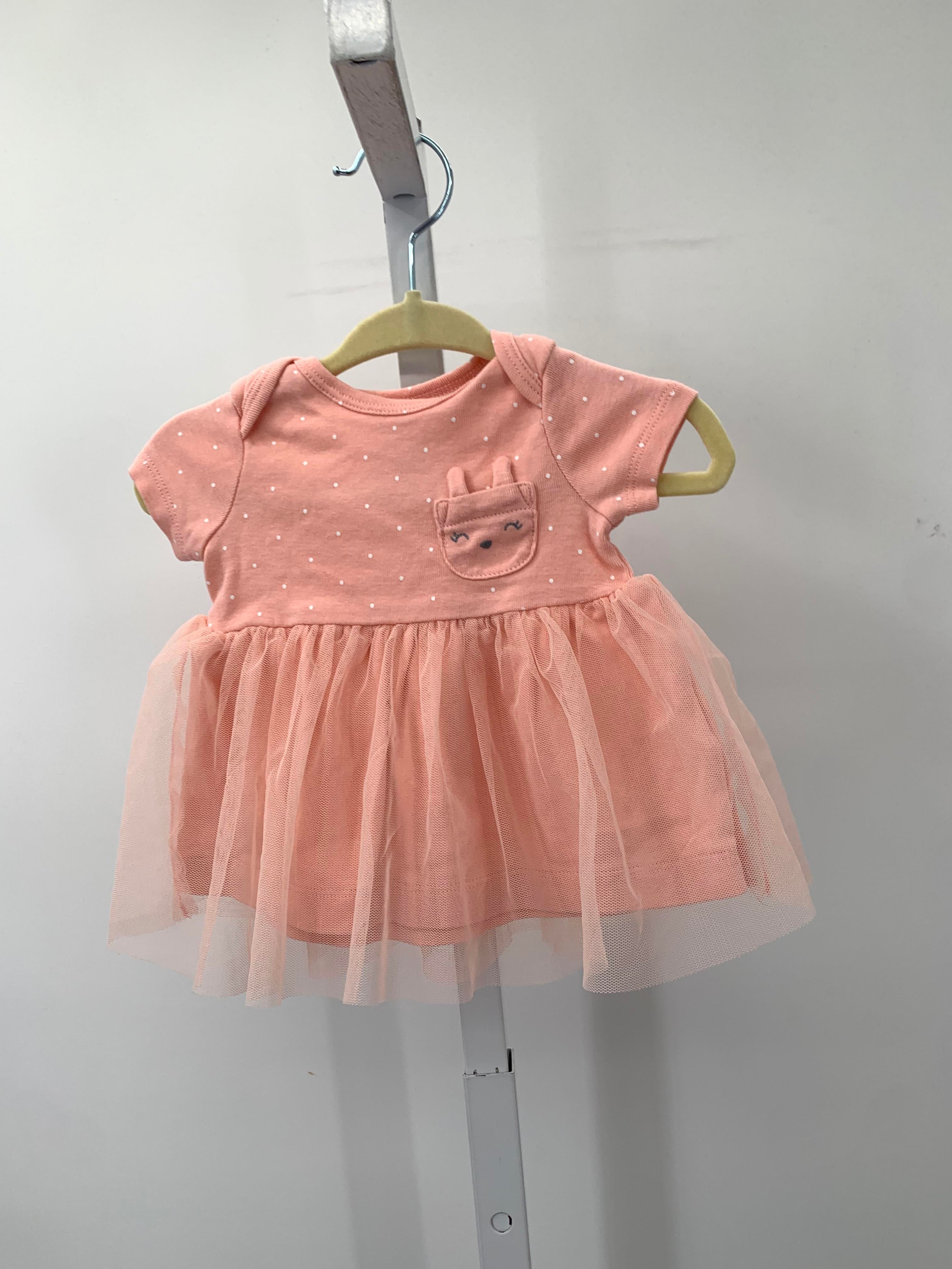 Carters Size Newborn Girls Short Sleeve Dress